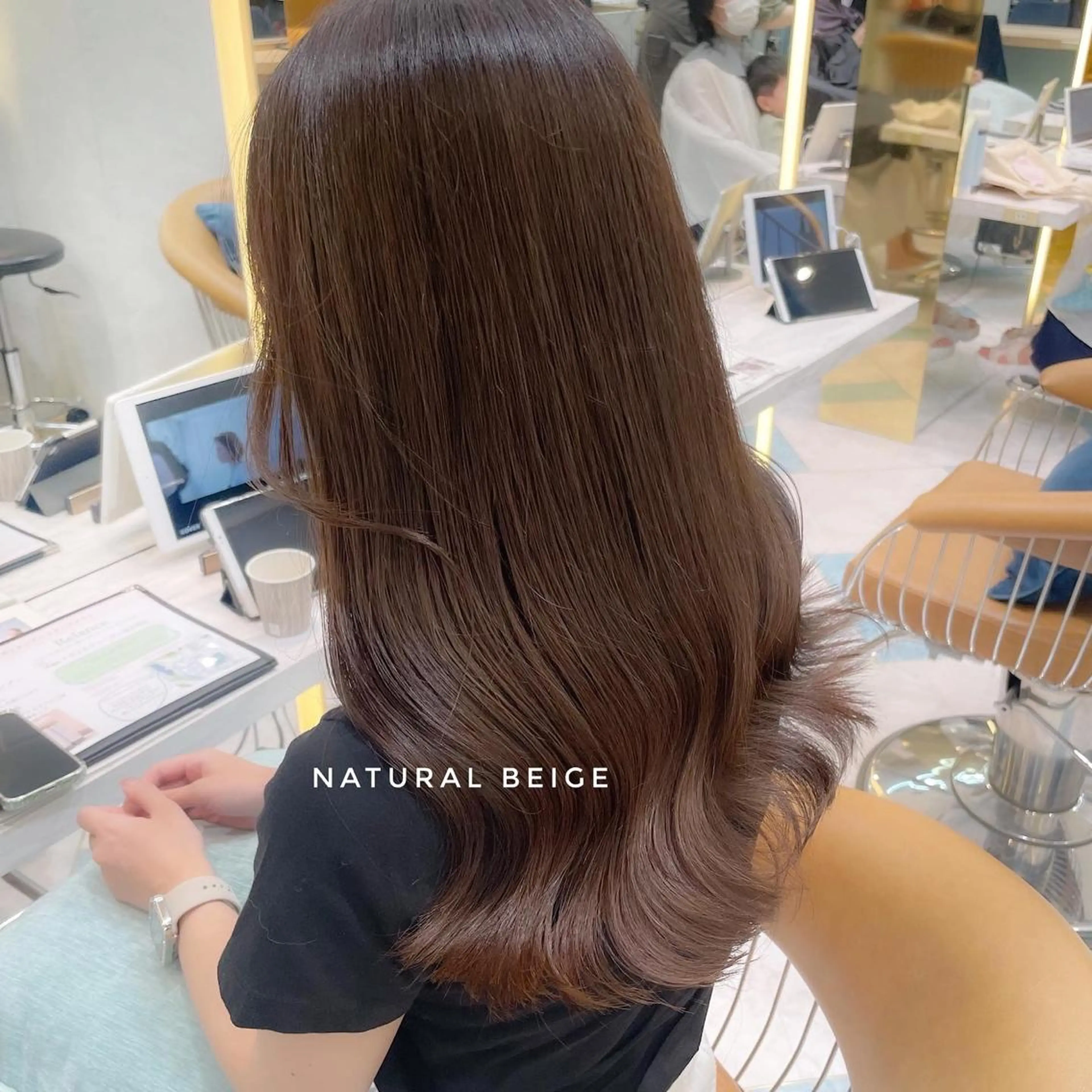 ロング カット ヘアカラー トリートメント 産休中2026.4月 復帰予定/野崎華代のヘアスタイル