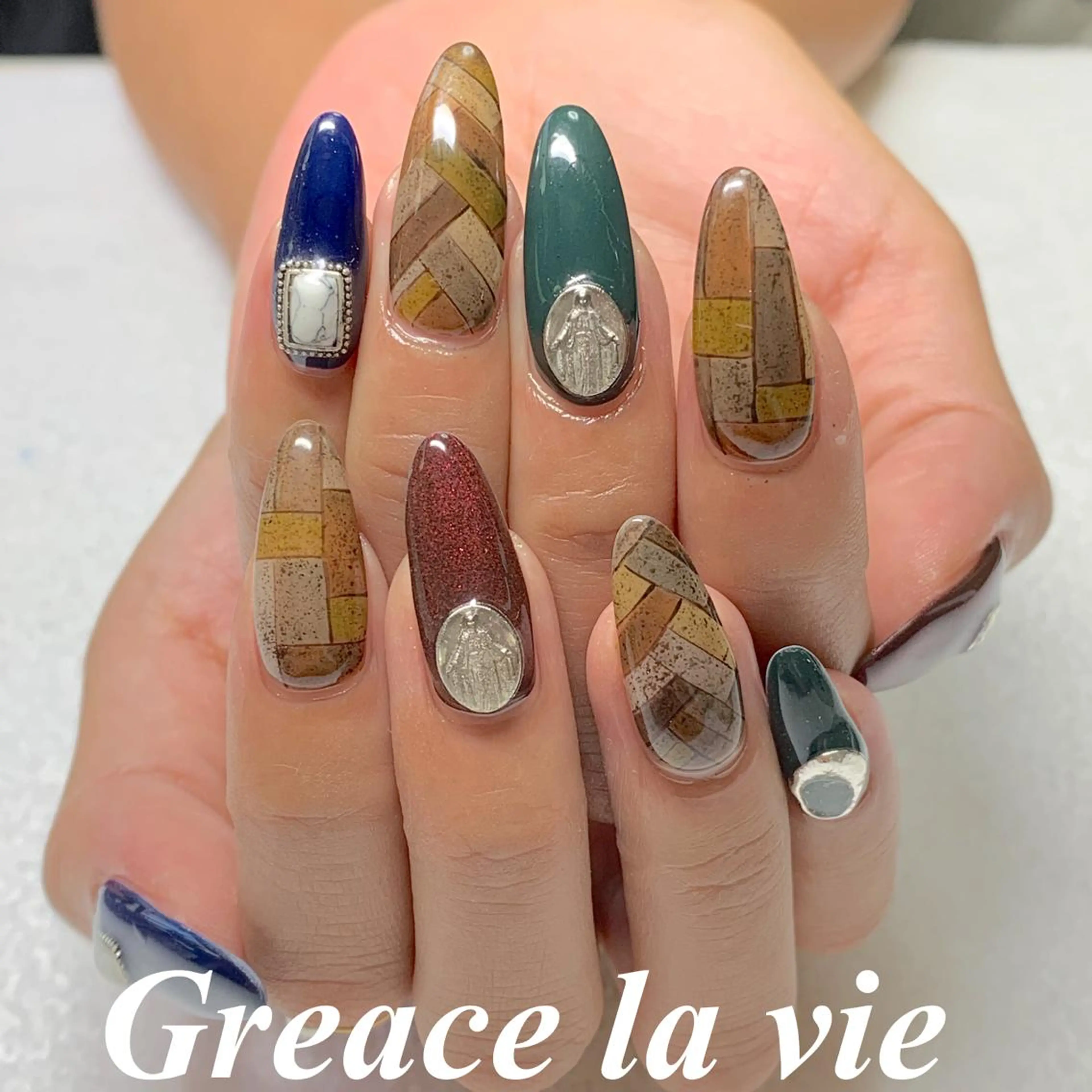 ロング カラー キッズ ネイル Greace la vie所属・Greace  la vieのネイルデザイン