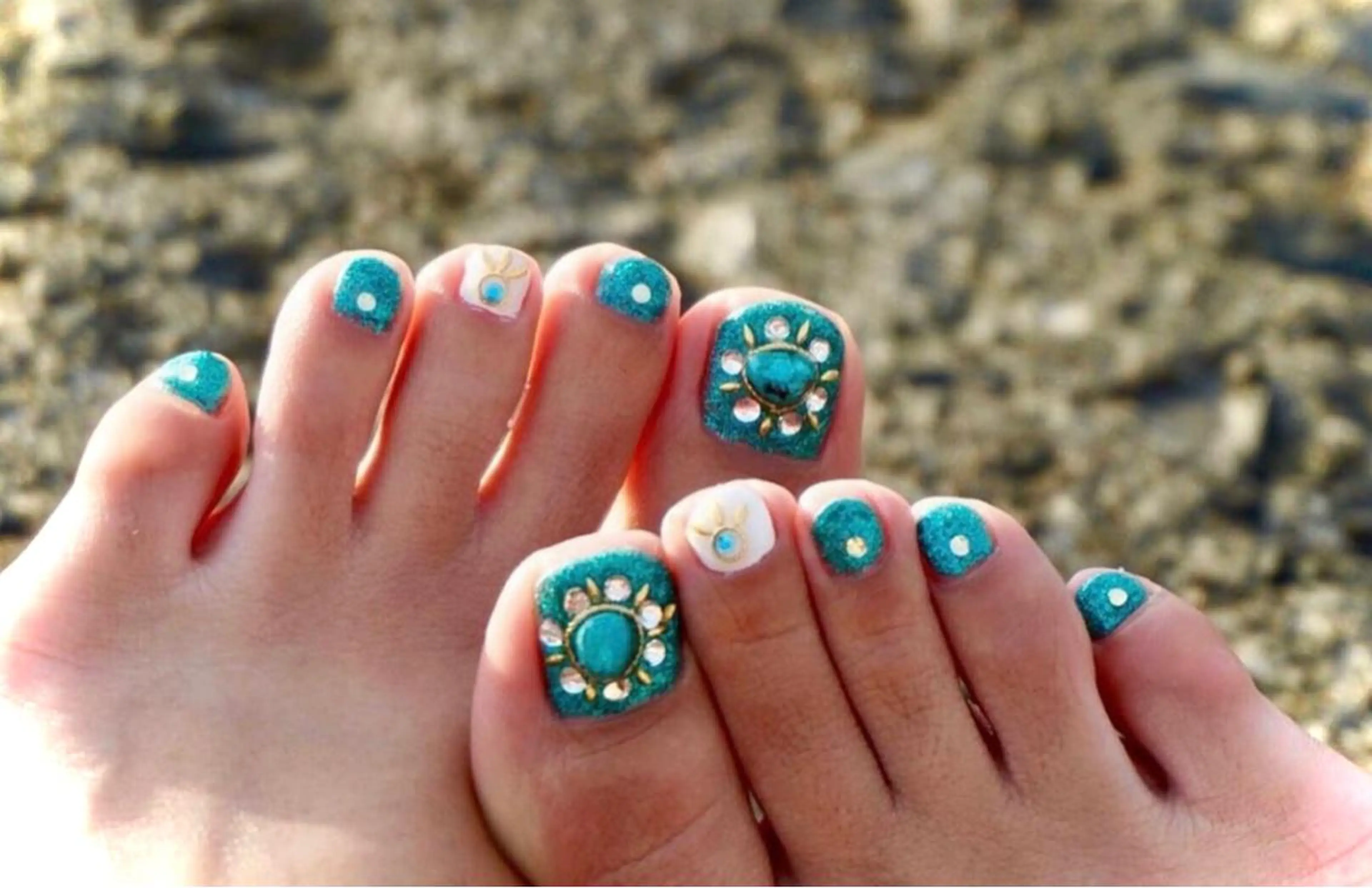 ショート フットネイル GG houseのネイルデザイン