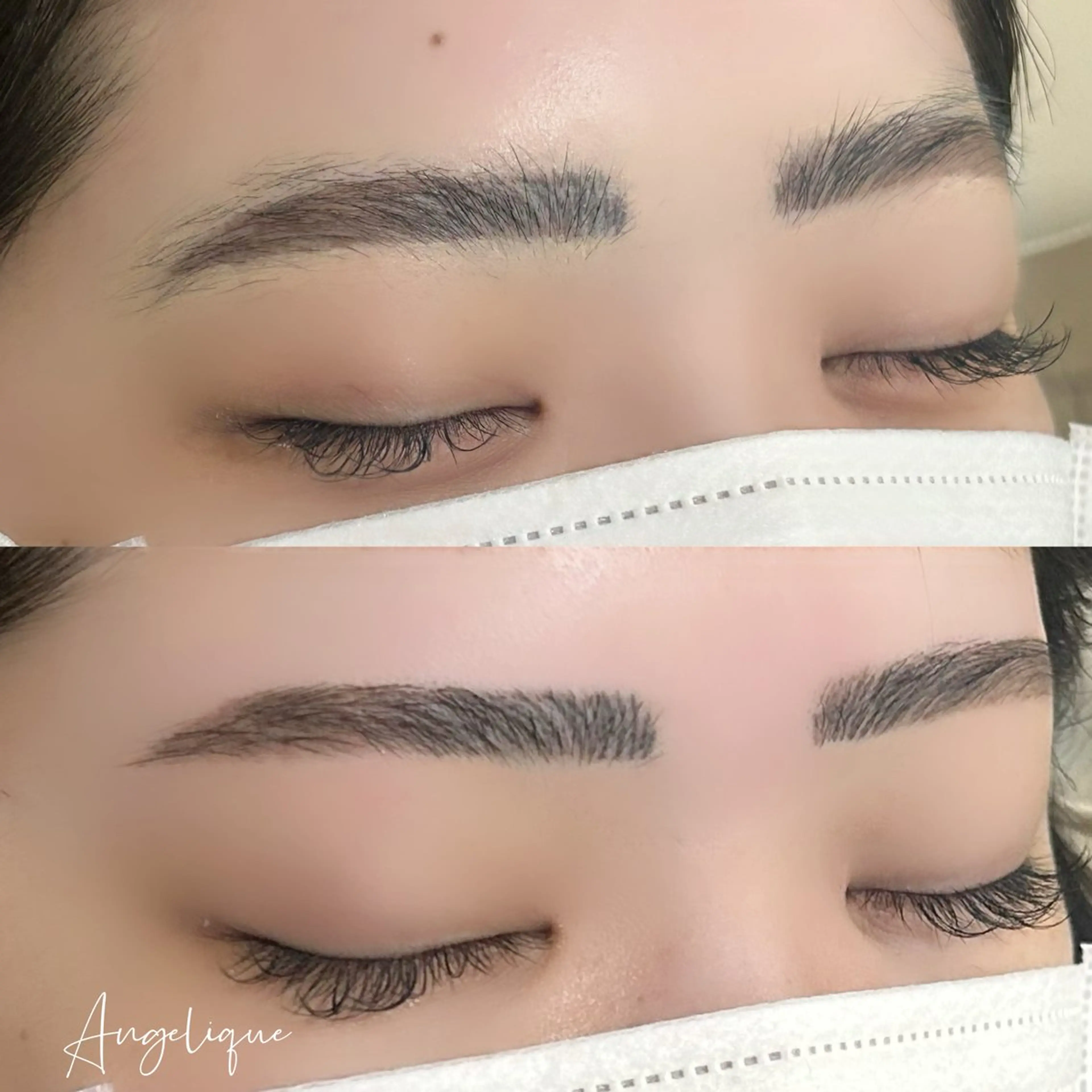 アイブロウ 眉毛ワックス脱毛 ワックス脱毛 眉カット 小倉 彩愛のマツエク・マツパデザイン