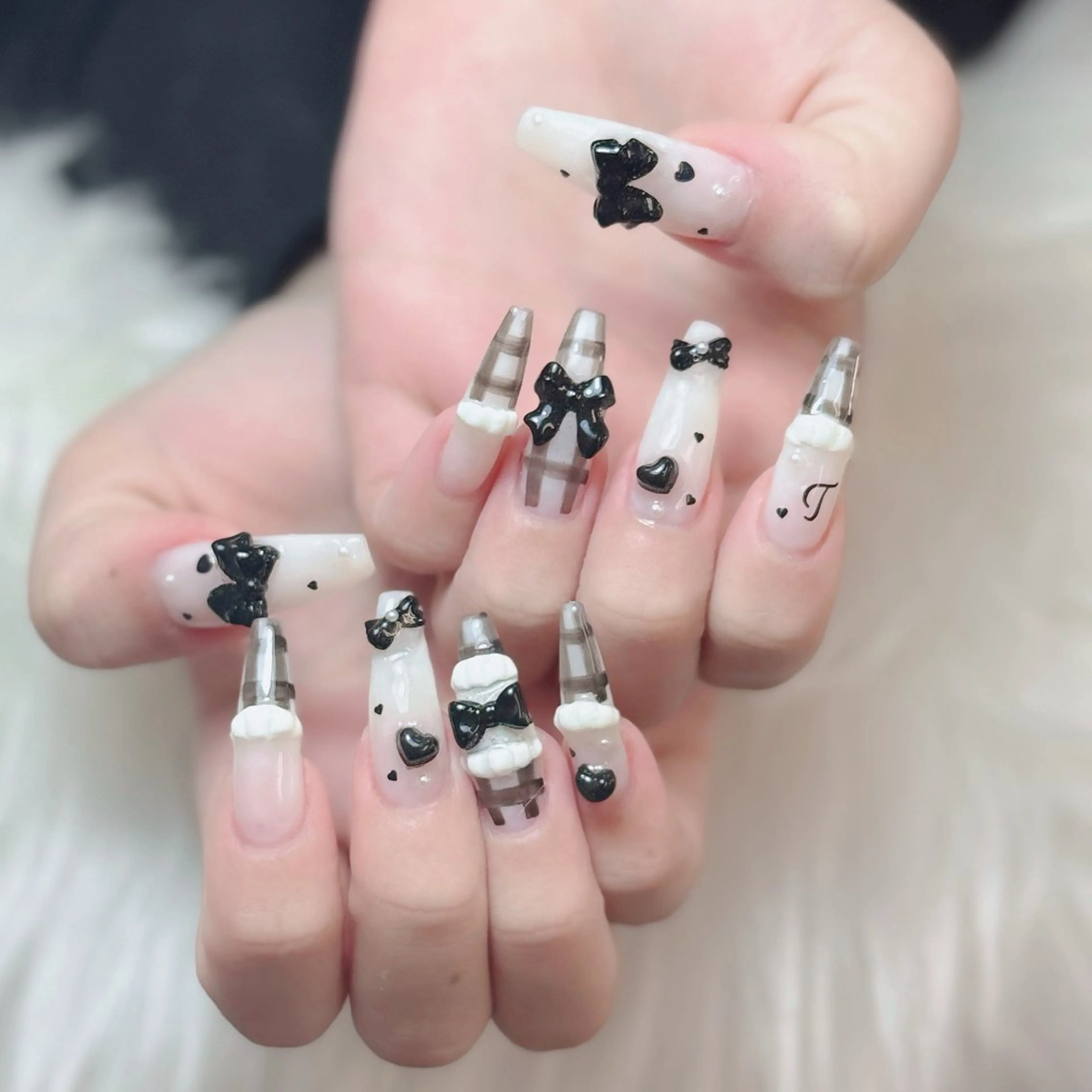 ネイル アートネイル 韓国ネイル 持ち込み ワンホンネイル ハンドネイル Lenie Nail Salonのネイルデザイン