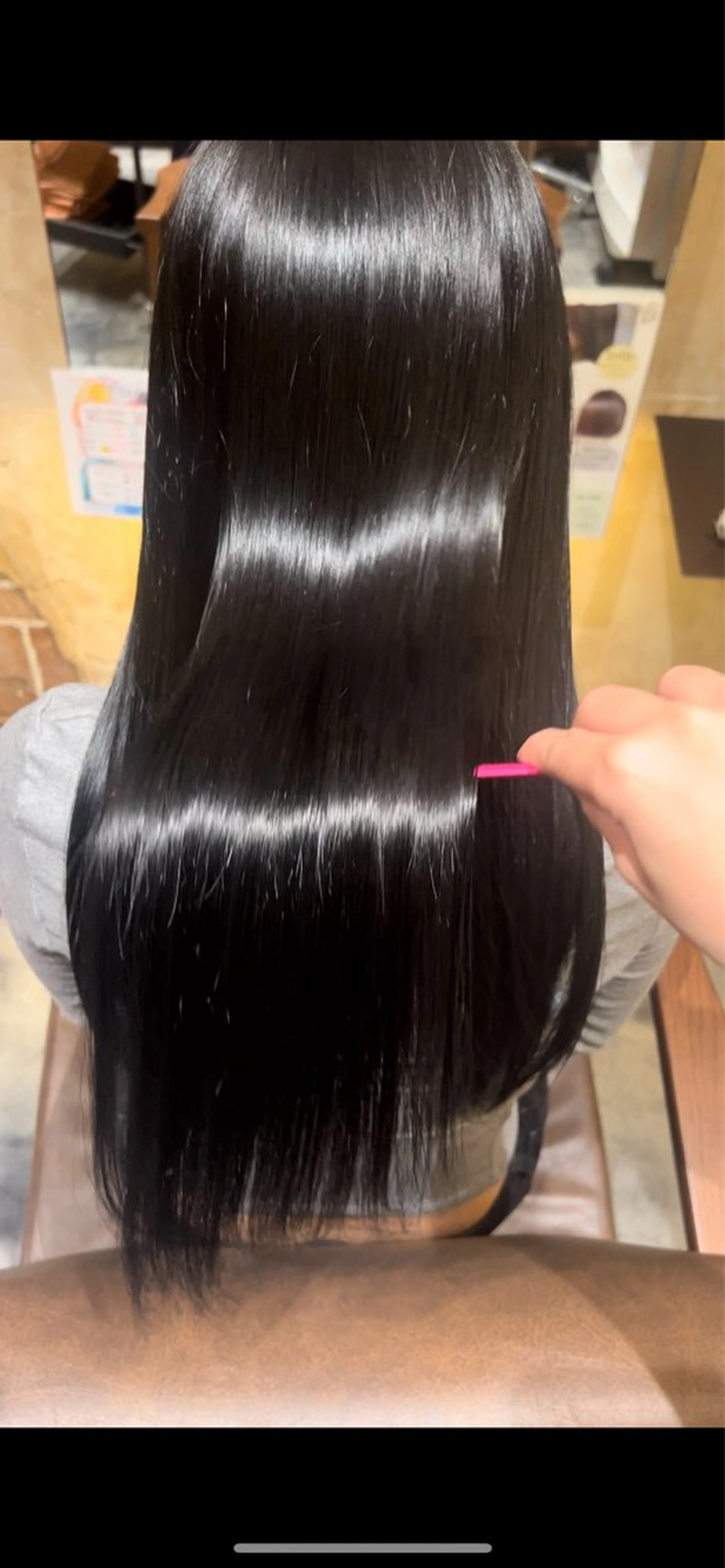 ロング 縮毛矯正 Inity/少路/ 莉乃のヘアスタイル