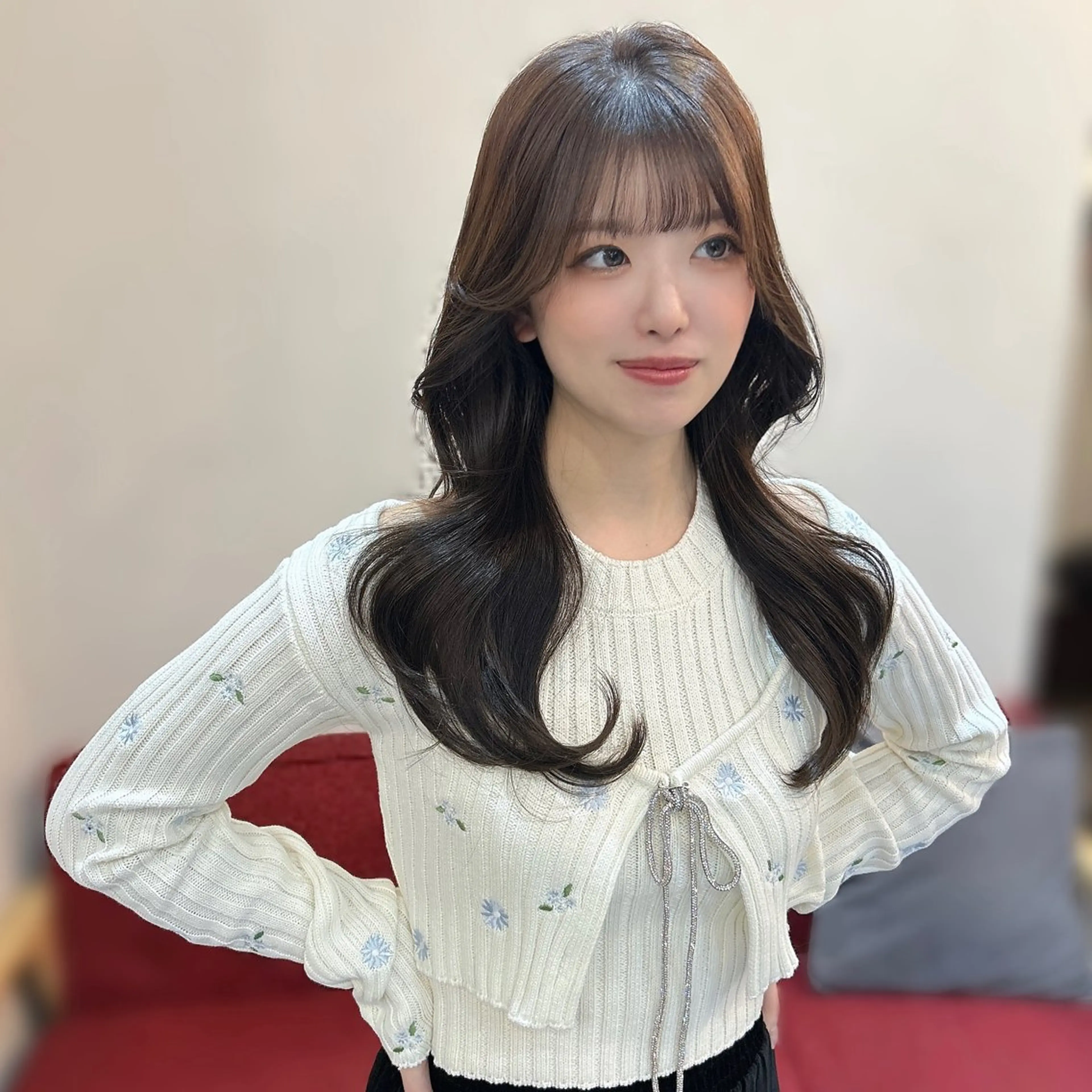 🩶minimo限定🩶韓国風🇰🇷＆girly🩰🫧前髪＋顔周りカット（シャンプーなし）の写真