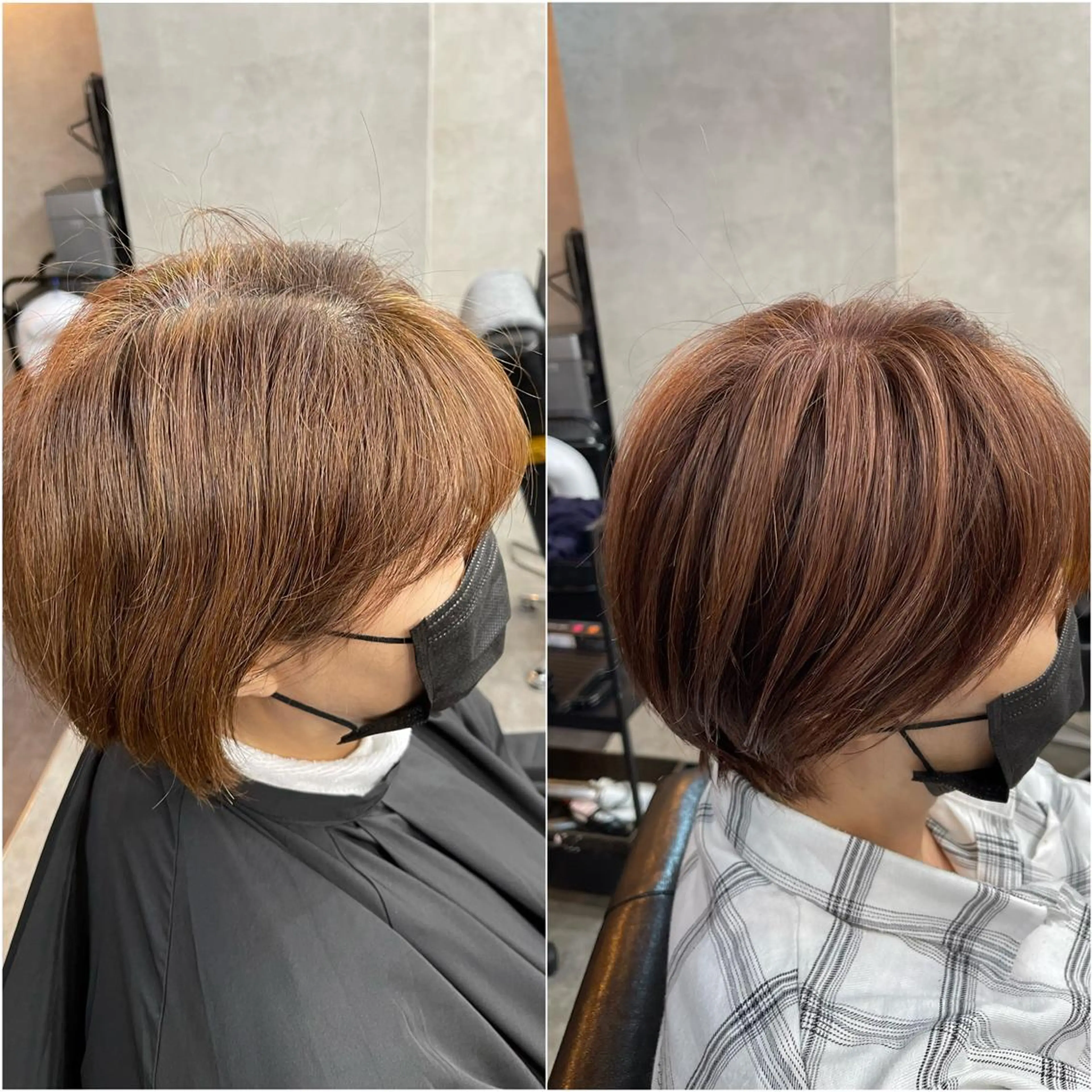 ショート カラー 白髪ぼかし/美髪矯正 /宮崎陽平のヘアスタイル