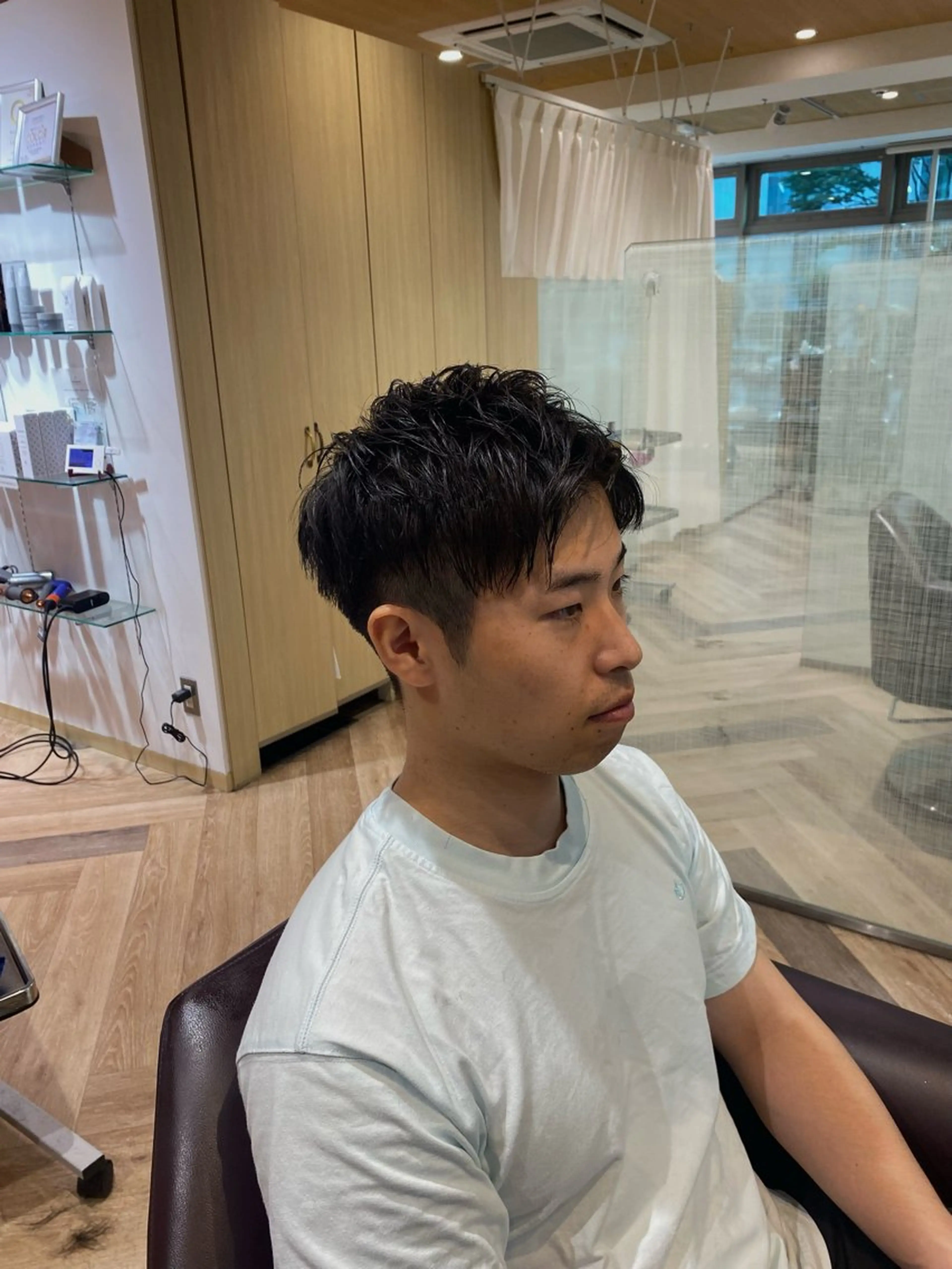 メンズ アップバング カット Yamada Ami🪐のヘアスタイル