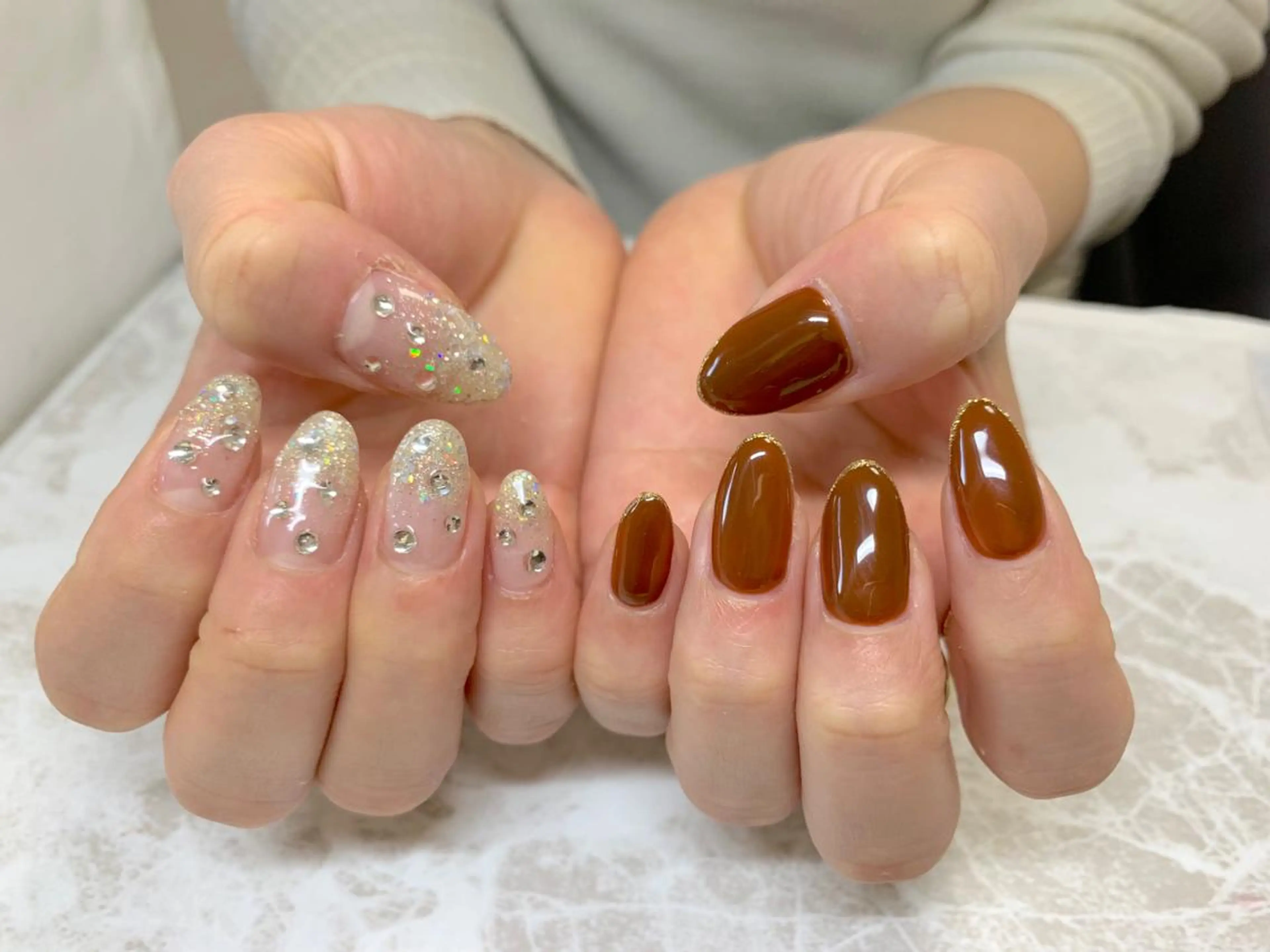 ネイル ゴールド LULU LIMAのネイルデザイン