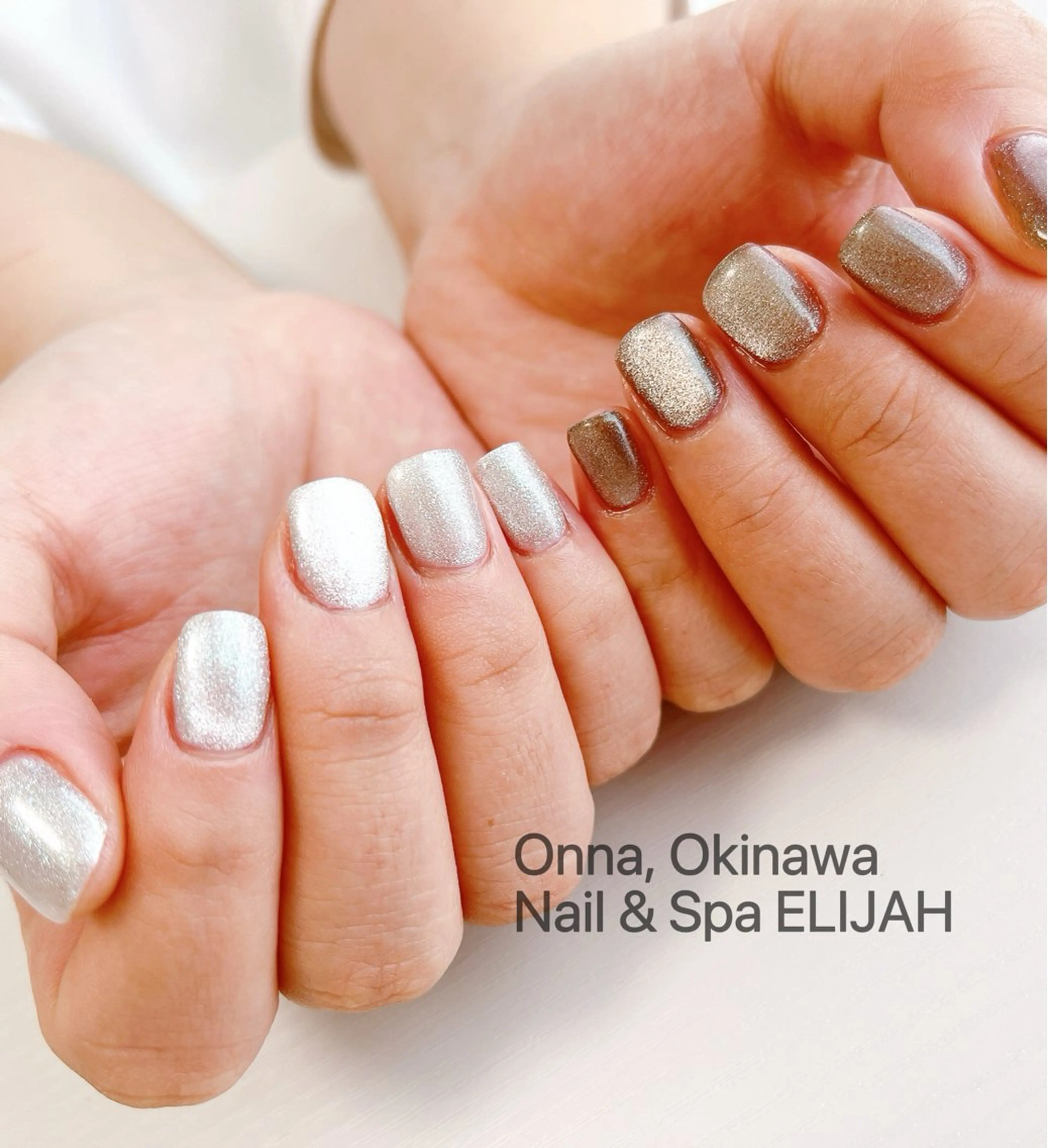 美フォルムワンカラー(90分)指先が綺麗に見えるフォルムにこだわった極美ワンカラー。マグネット・ラメ含む。1色のみの写真