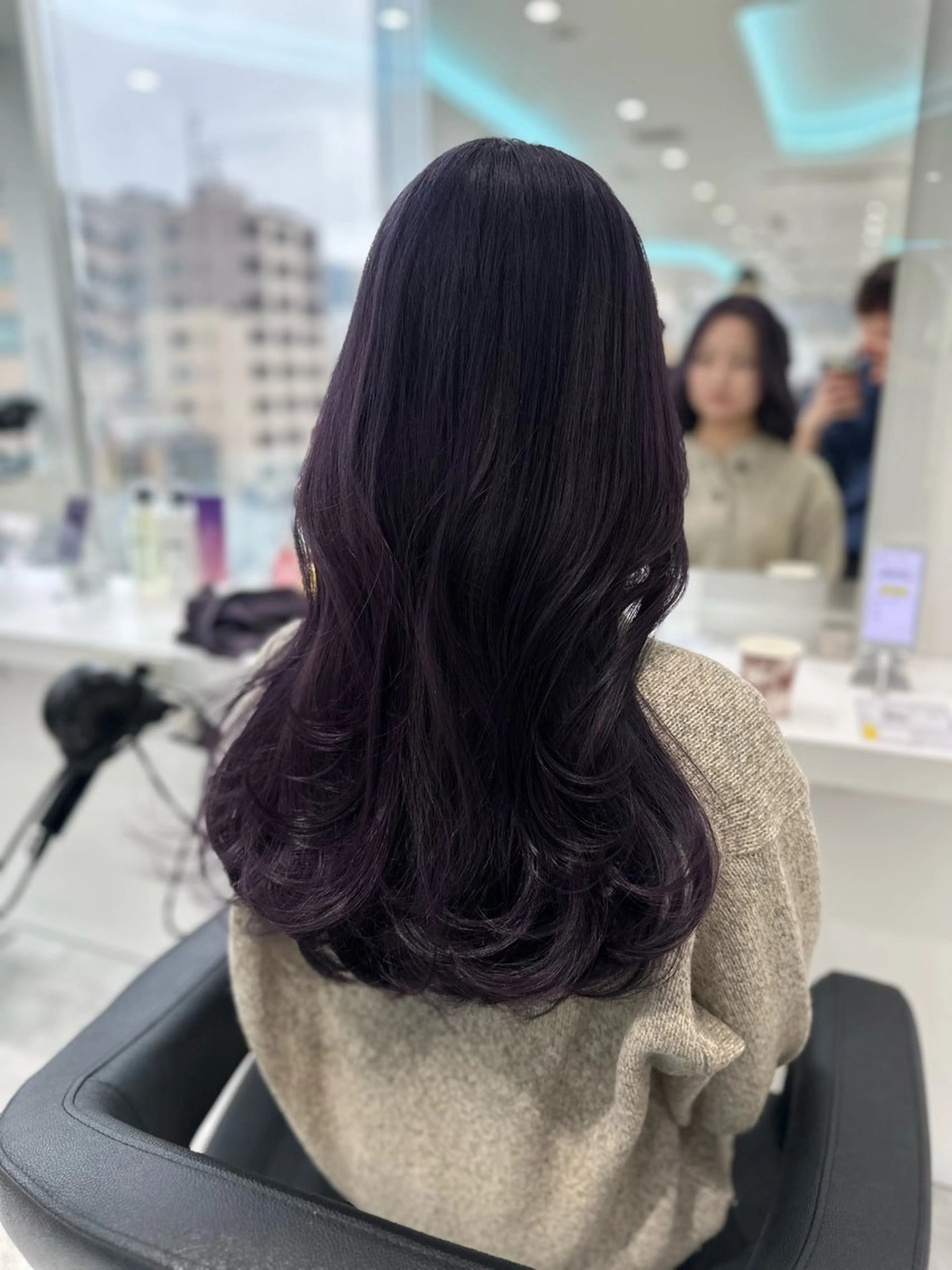 ロング カラー ケアカラー ロング 🐺メンズパーマ マッシュ　あさひ🐺のヘアスタイル