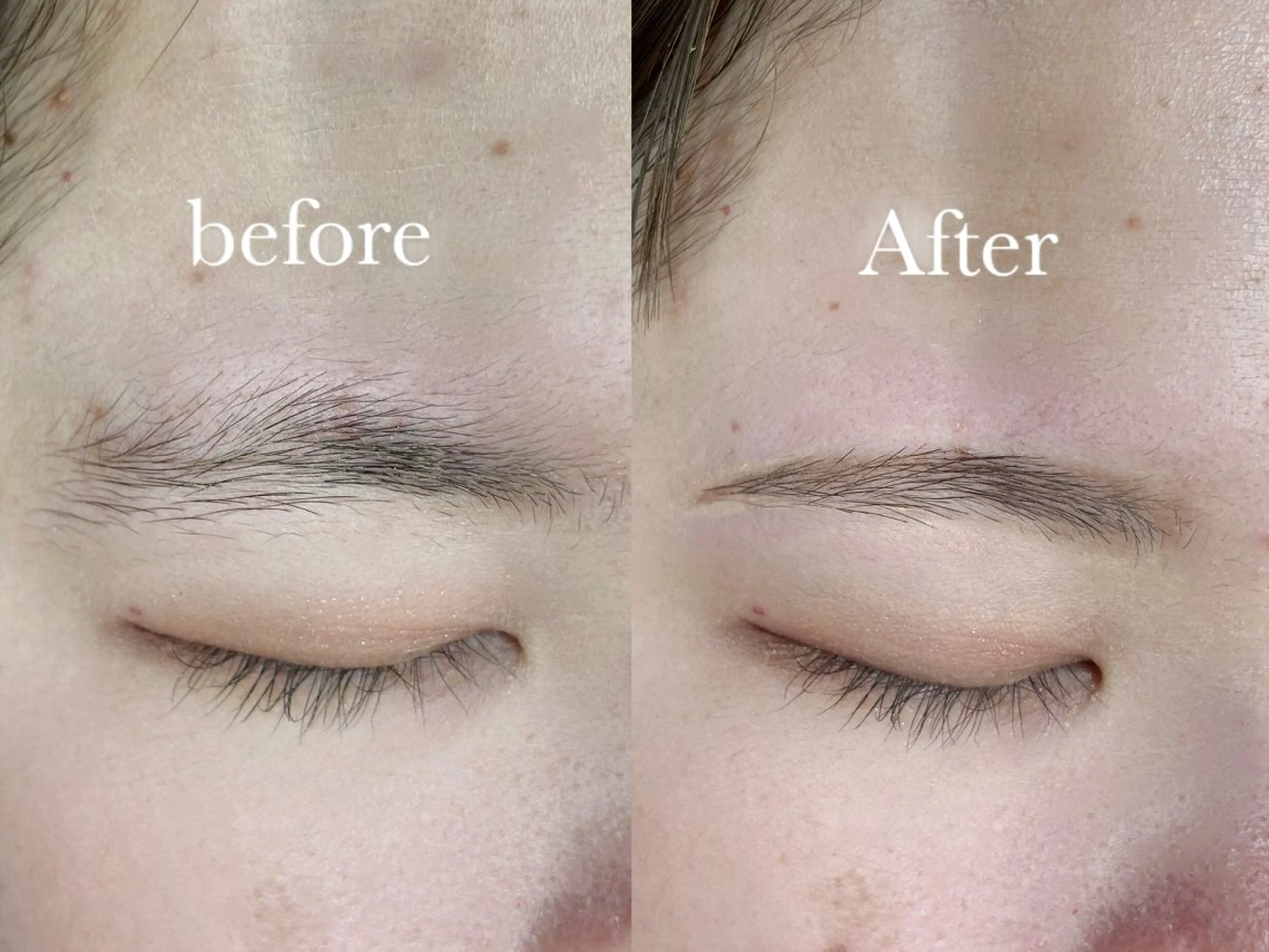 アイブロウ 眉毛ワックス脱毛 井上 真子の眉毛・アイブロウイメージ