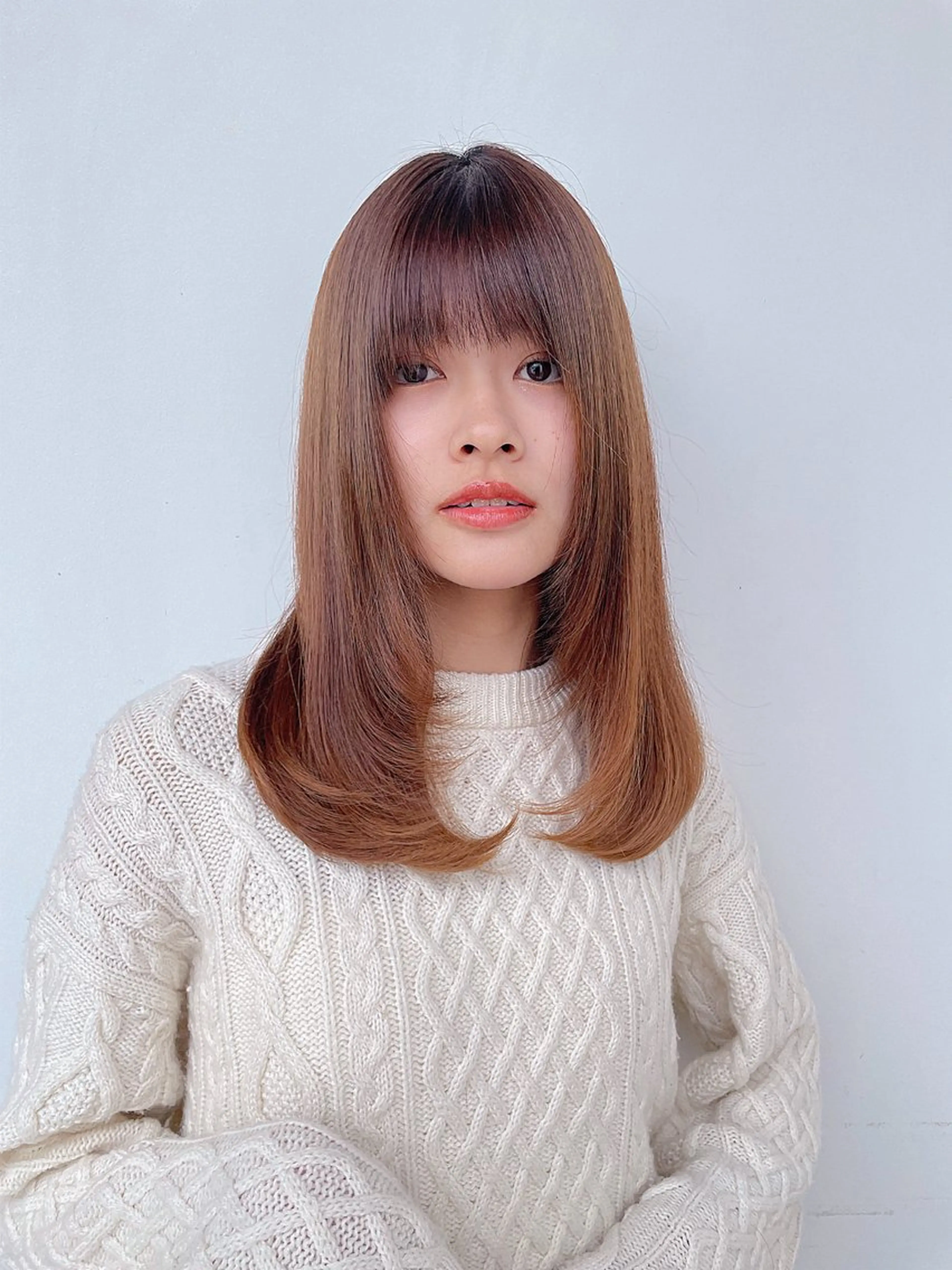 パーマ ボブ/ミディアム 親しみやすさ/さくらのヘアスタイル