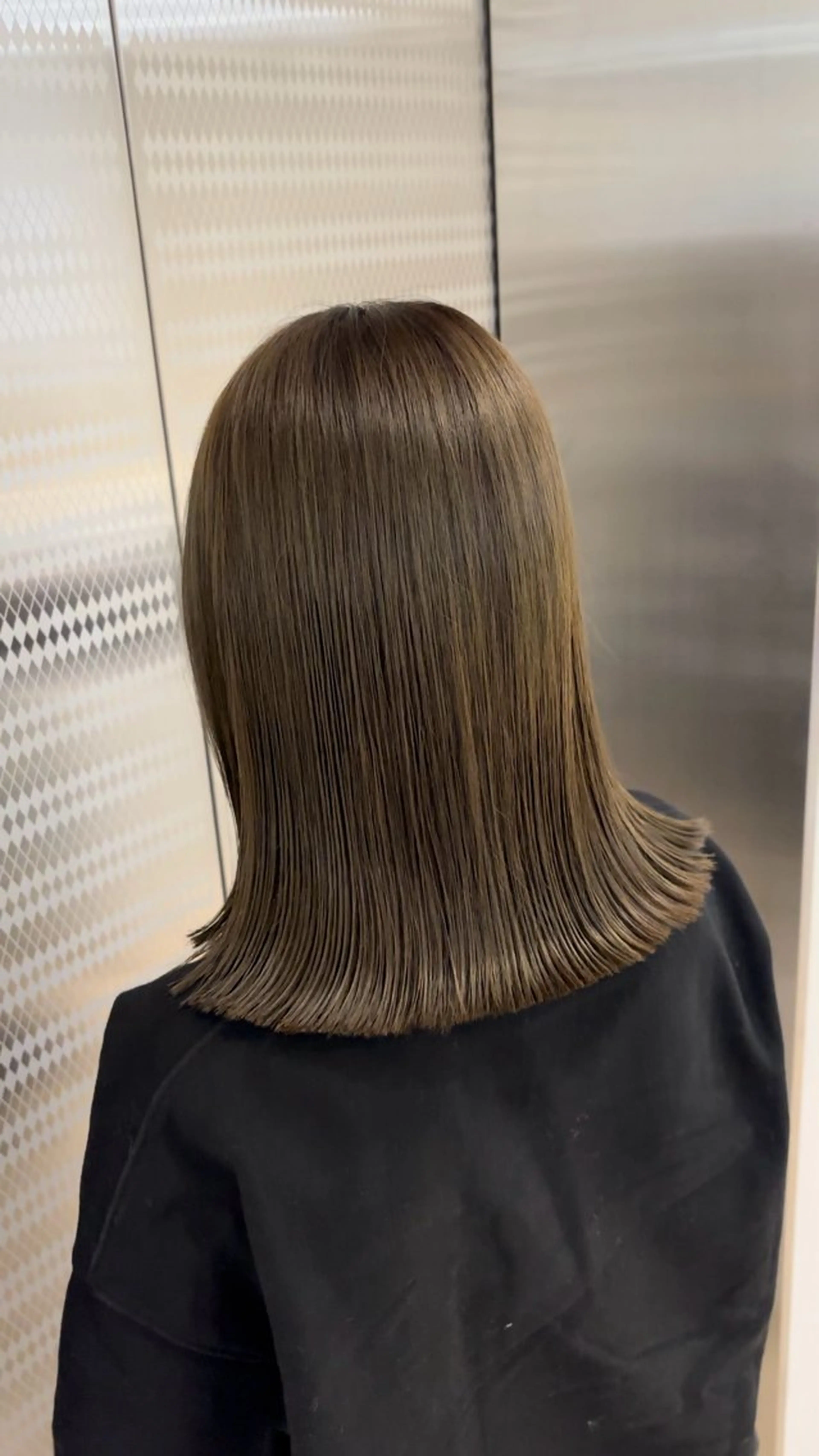 ミディアム カラー 透明感カラー 髪質改善 カット ヘアカラー トリートメント CHAINON×FeM#所属・名駅/sHiHo/透 明感カラー✨🎀/のヘアスタイル