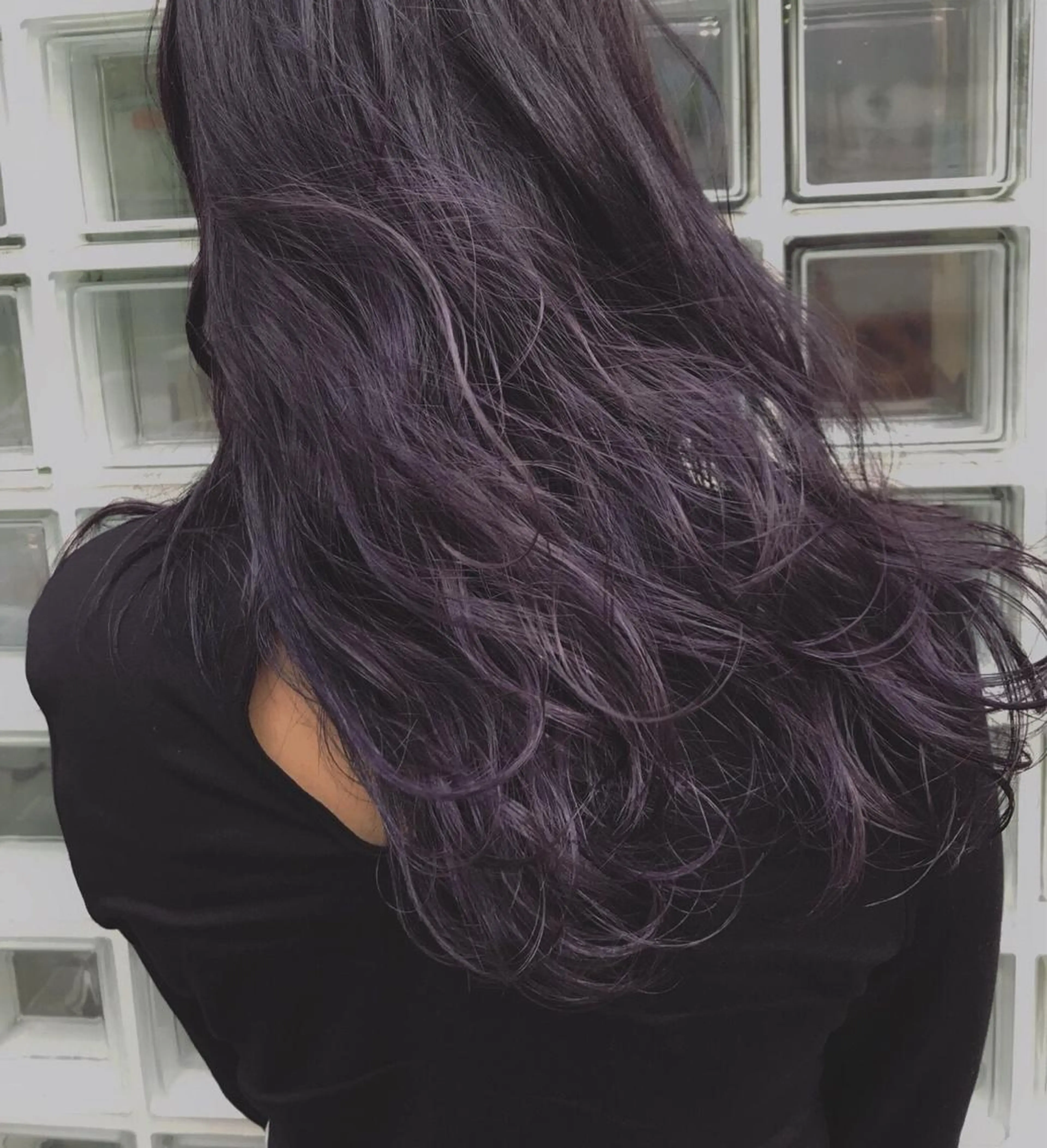 ロング パープルカラー みつゆ 表参道/原宿のヘアスタイル