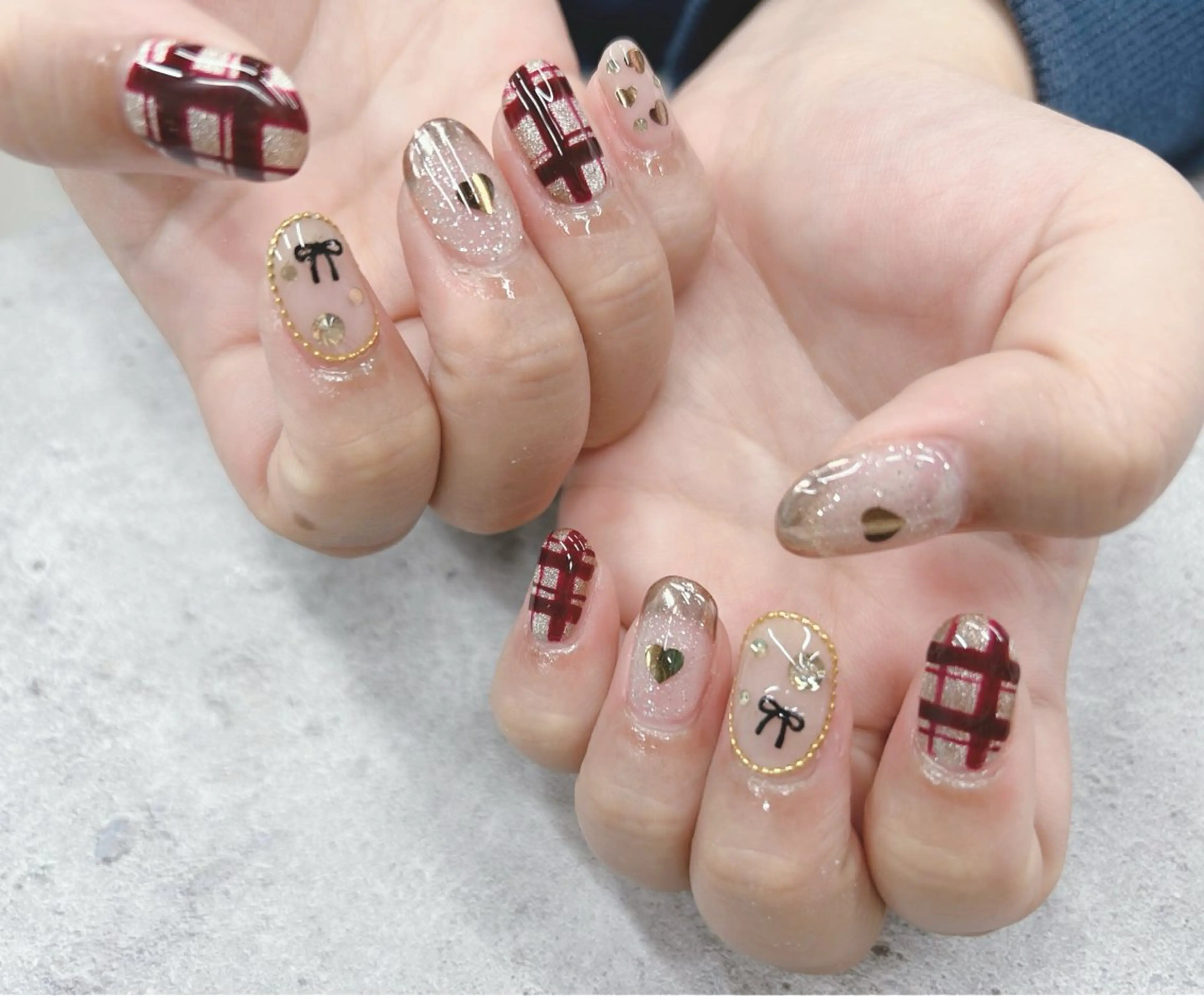 ネイル バレンタイン ハンドネイル Nail Salon agré所属・agré ネイルサロン　アグレのネイルデザイン