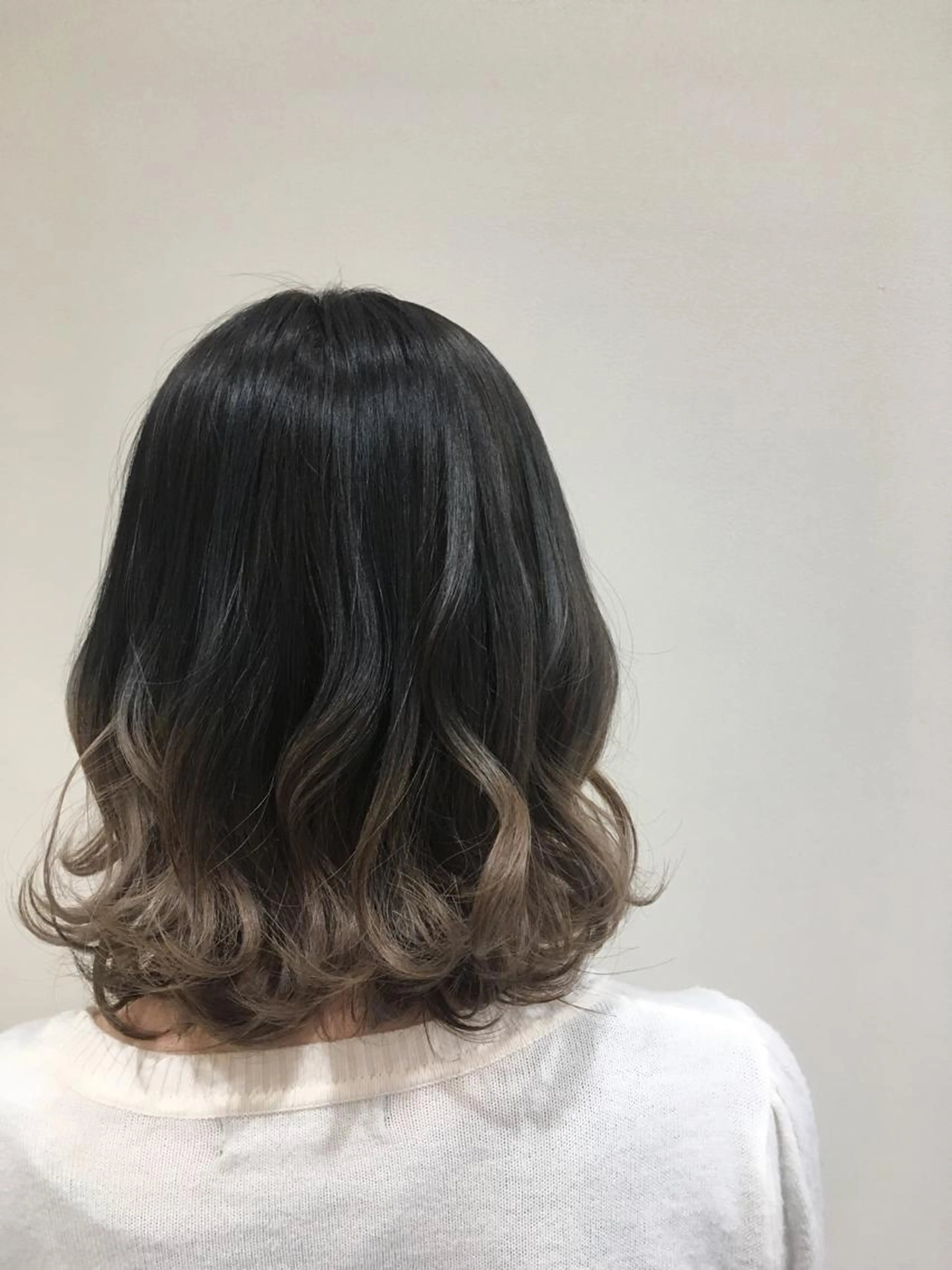 バレイヤージュ、グラデーションの写真