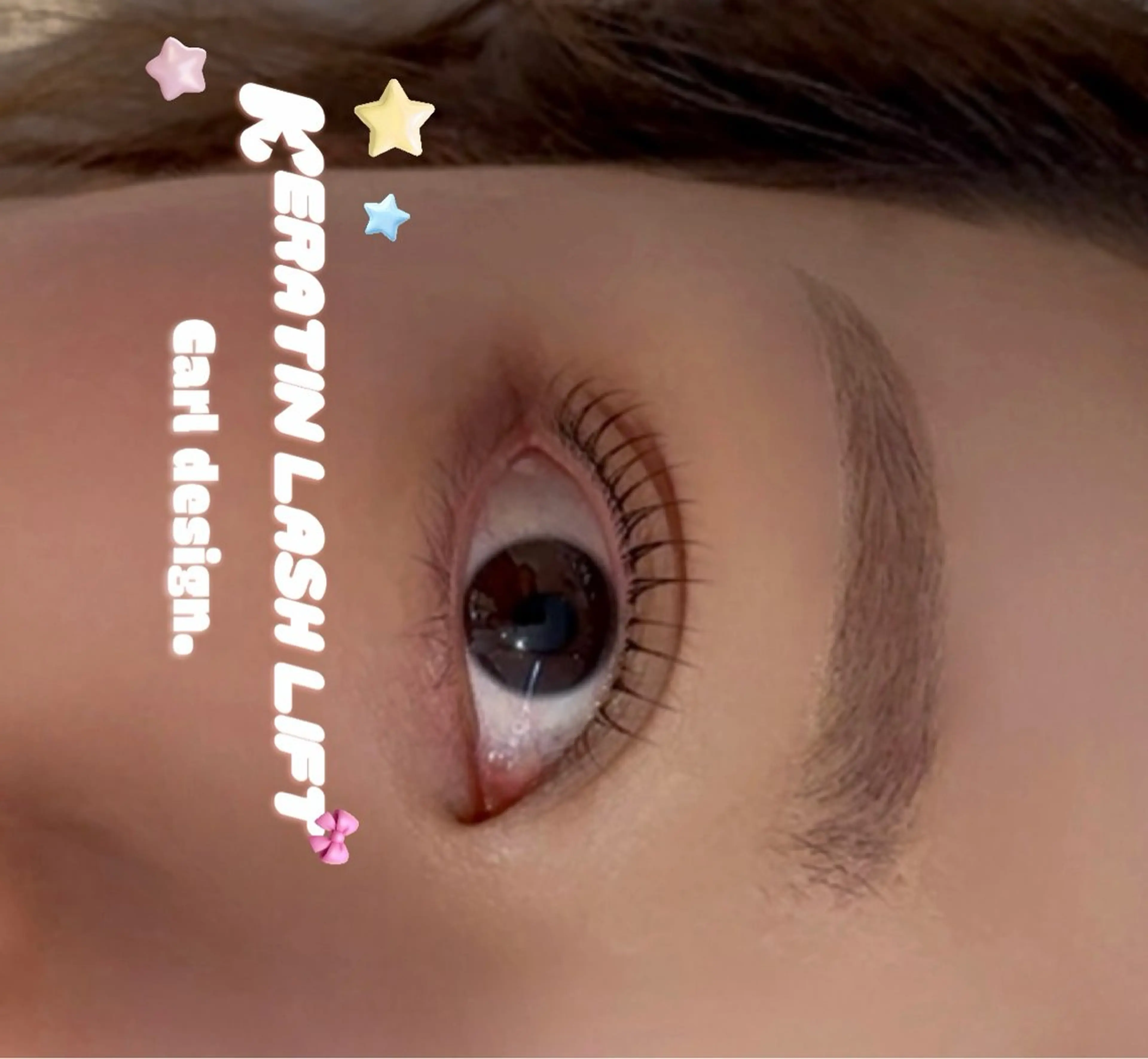 【平日限定】韓国アイドル風⭐︎ケラチンラッシュリフト(束感クリアコーティング仕上げ付き)👀🎀❤️の写真