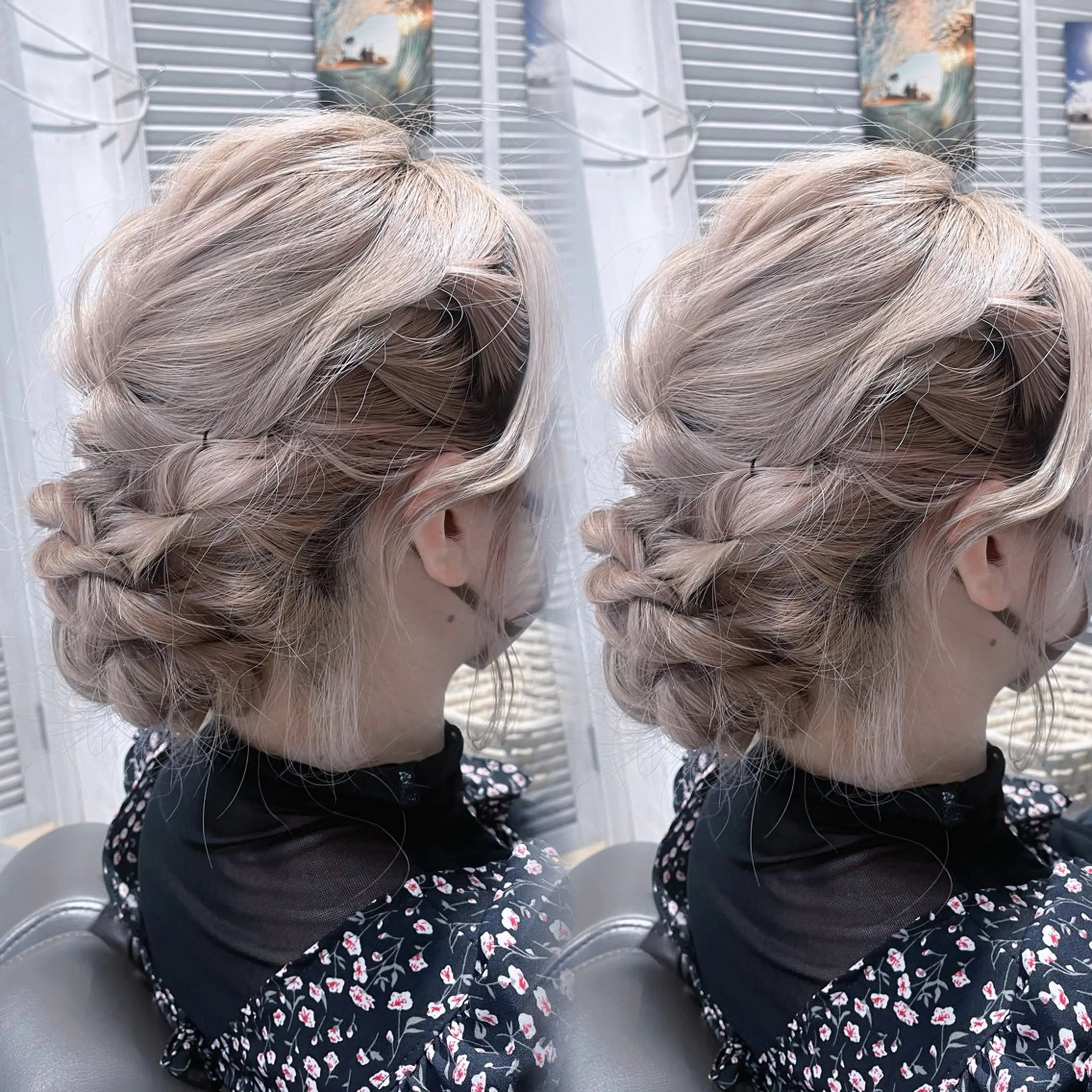 お呼ばれヘアセットの写真