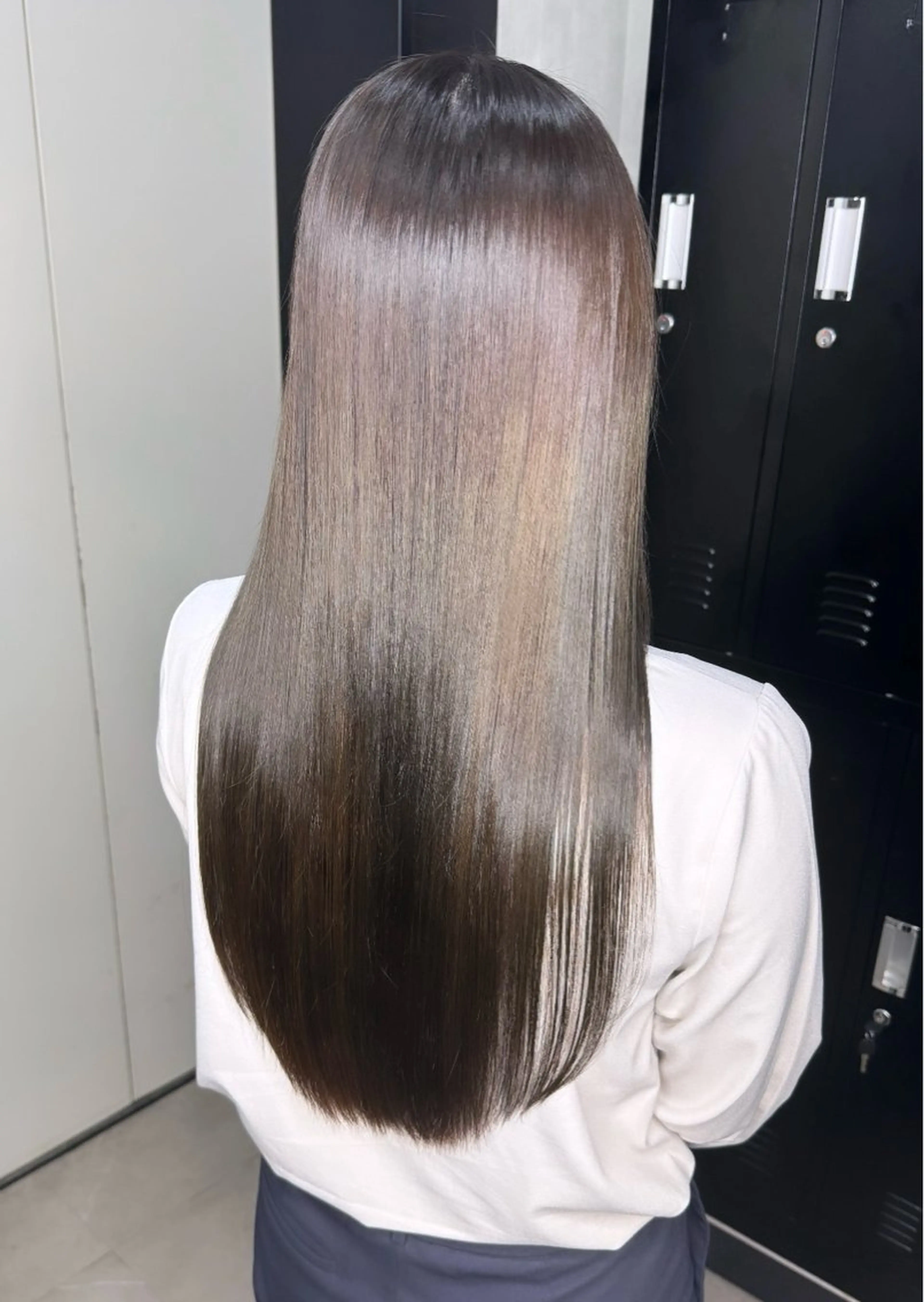 ロング ヘアカラー 縮毛矯正 トリートメント XYZ所属・縮毛矯正/髪質改善 韓国風/MIKIYAのヘアスタイル