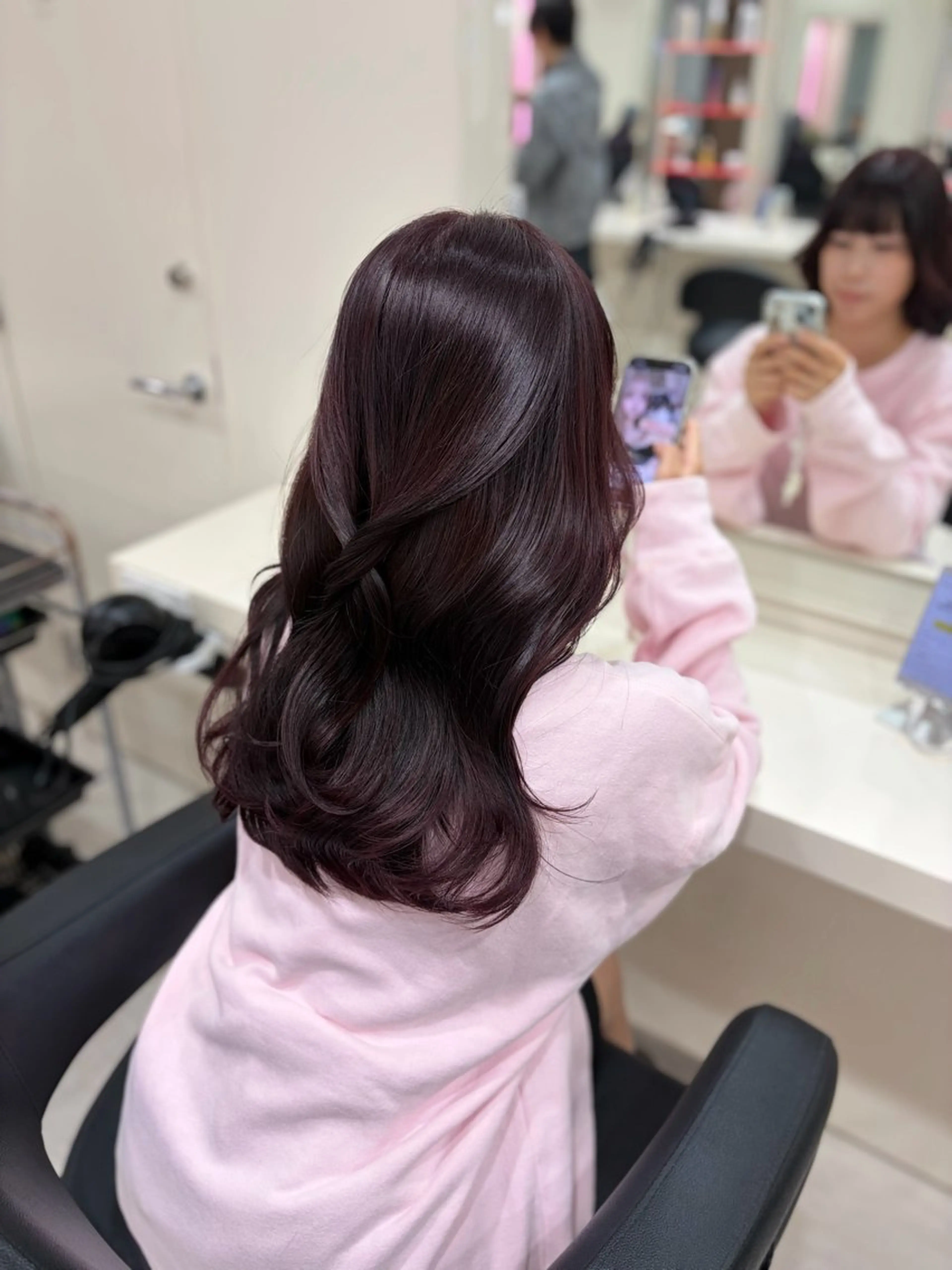 カラー ヘアカラー 暖色ガーリーヘア🎀 MEARI🩰のヘアスタイル