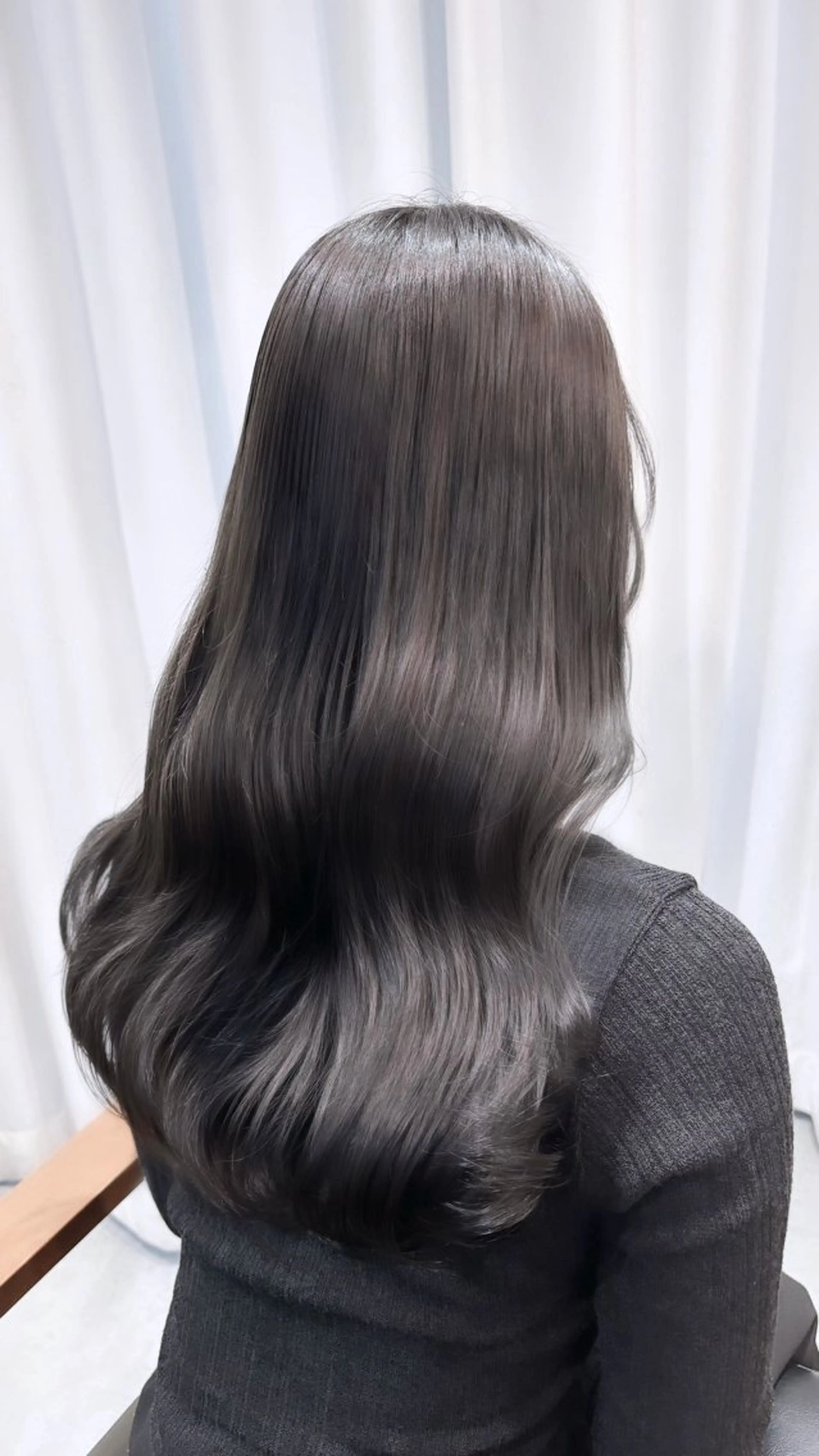 ロング カラー 透明感カラー グレージュ オリーブグレージュ オリーブグレー ‎Lby home 🪽mikuのヘアスタイル