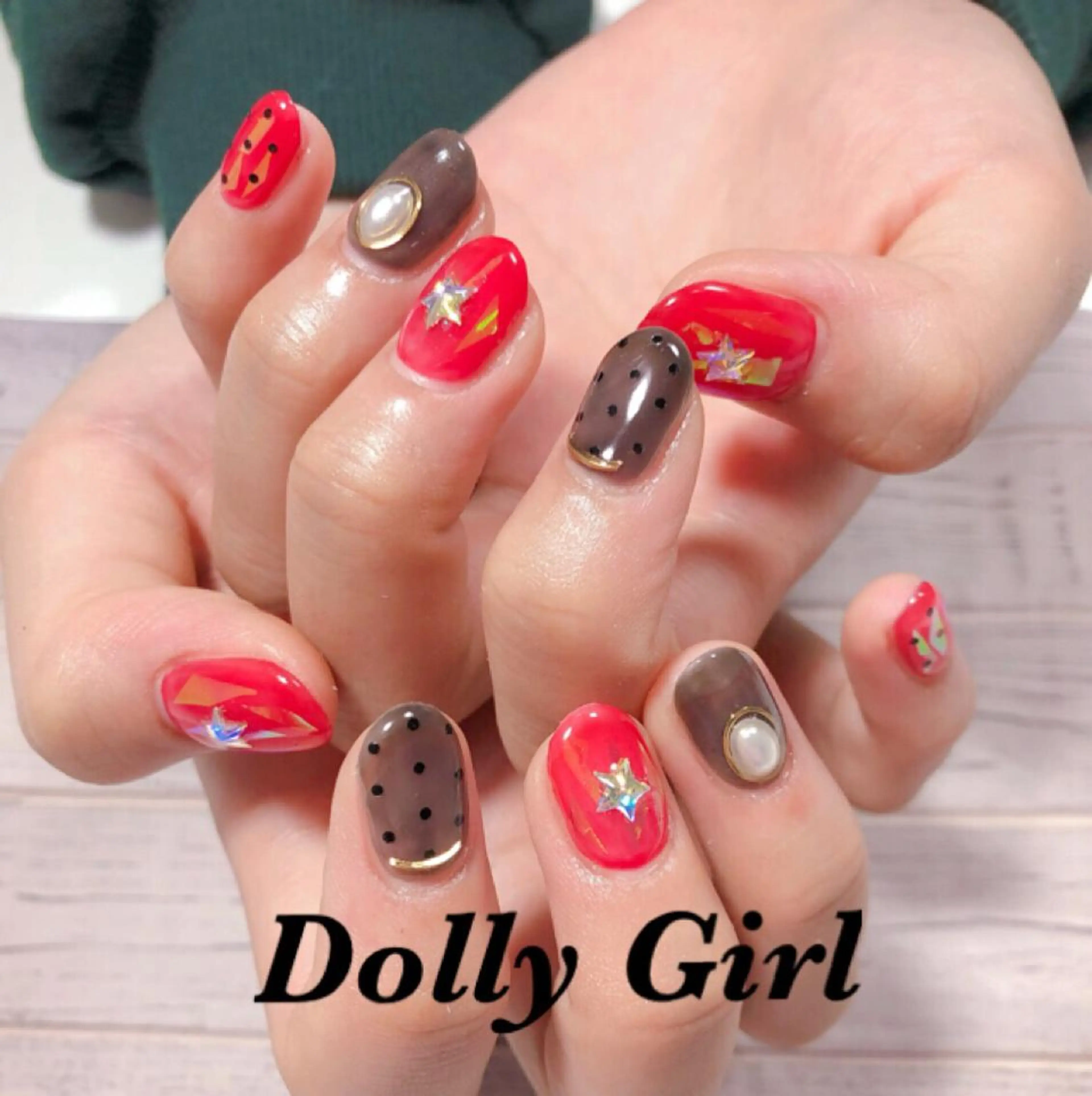 ネイル 持ち込み 個室ネイルサロンDolly  Girl〜ドーリーガール〜所属・DollyGirl KYOKOのネイルデザイン