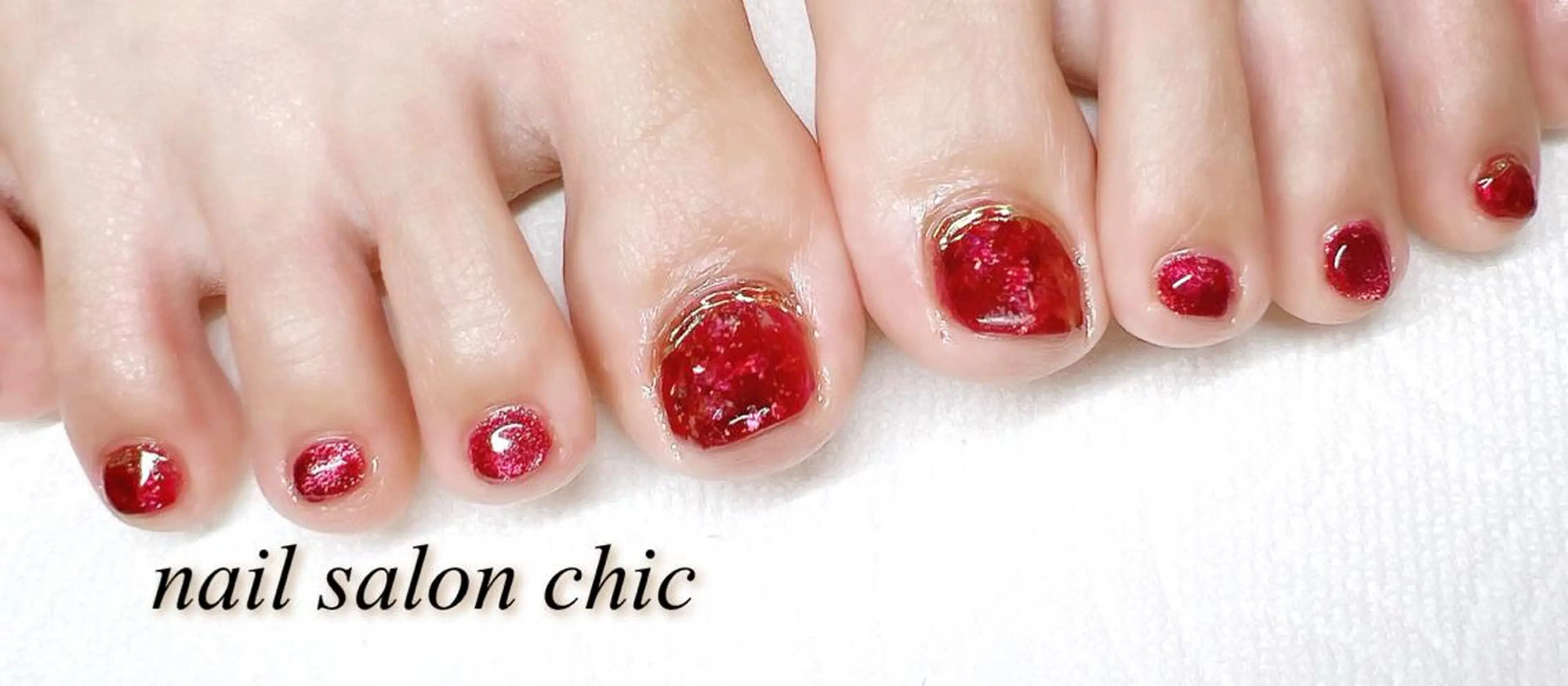 ネイル キラキラネイル nail salon chicのネイルデザイン