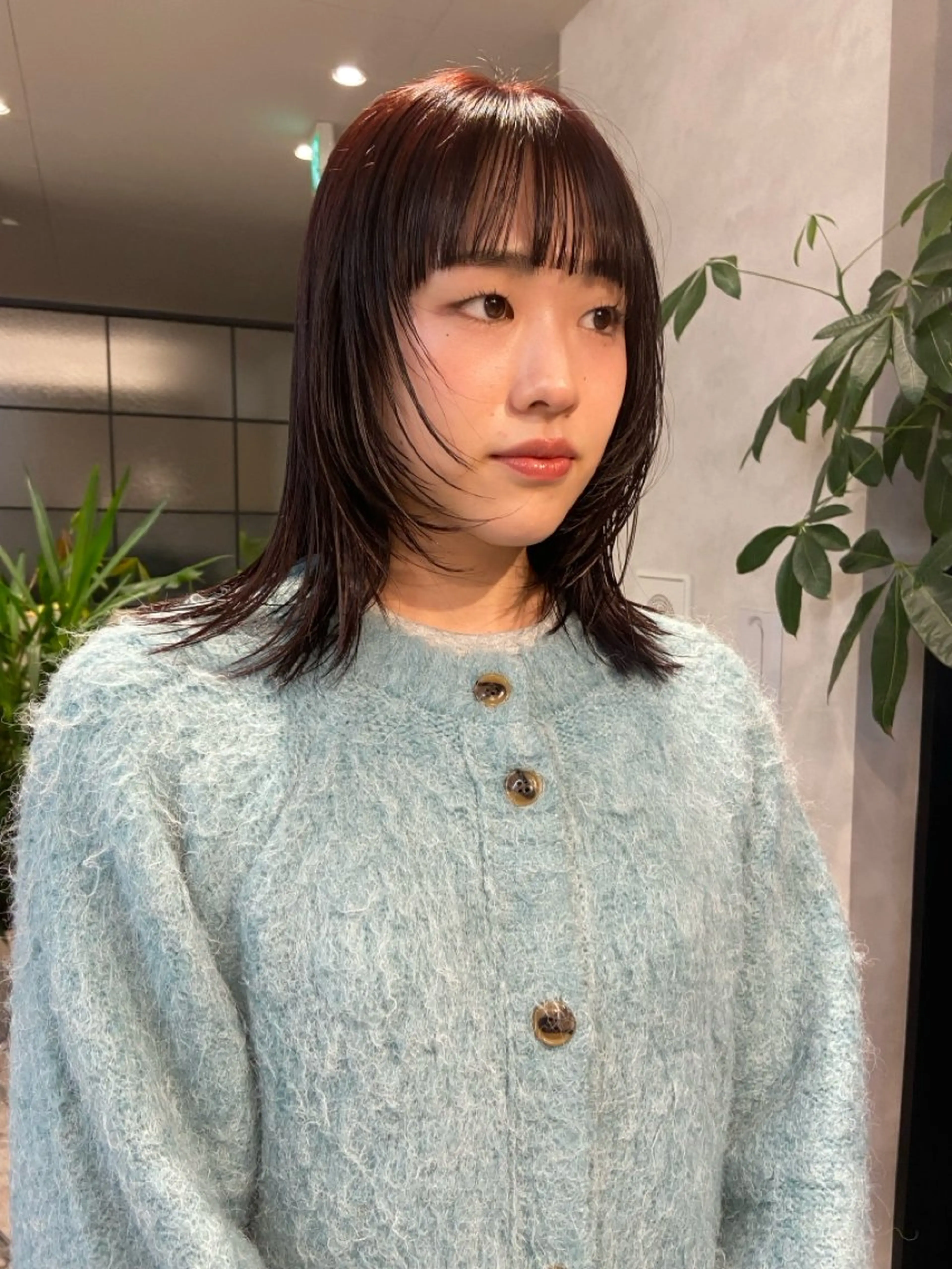 ミディアム カラー カット ヘアカラー ondo by Saku所属・🍎玉寄 里帆 （タマヨセ リホ）のヘアスタイル