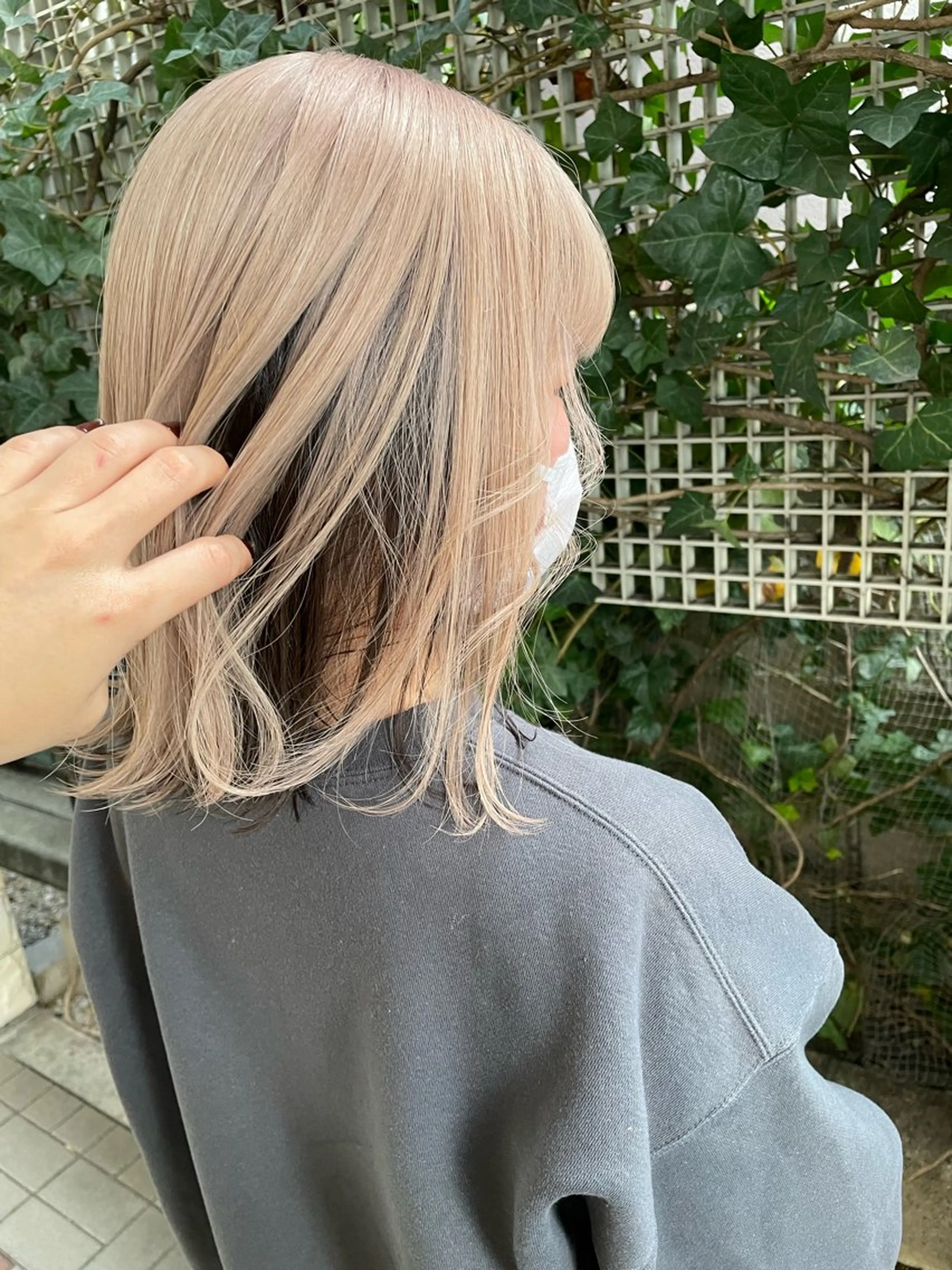 ミディアム ブリーチ指名 No１🏆RENのヘアスタイル