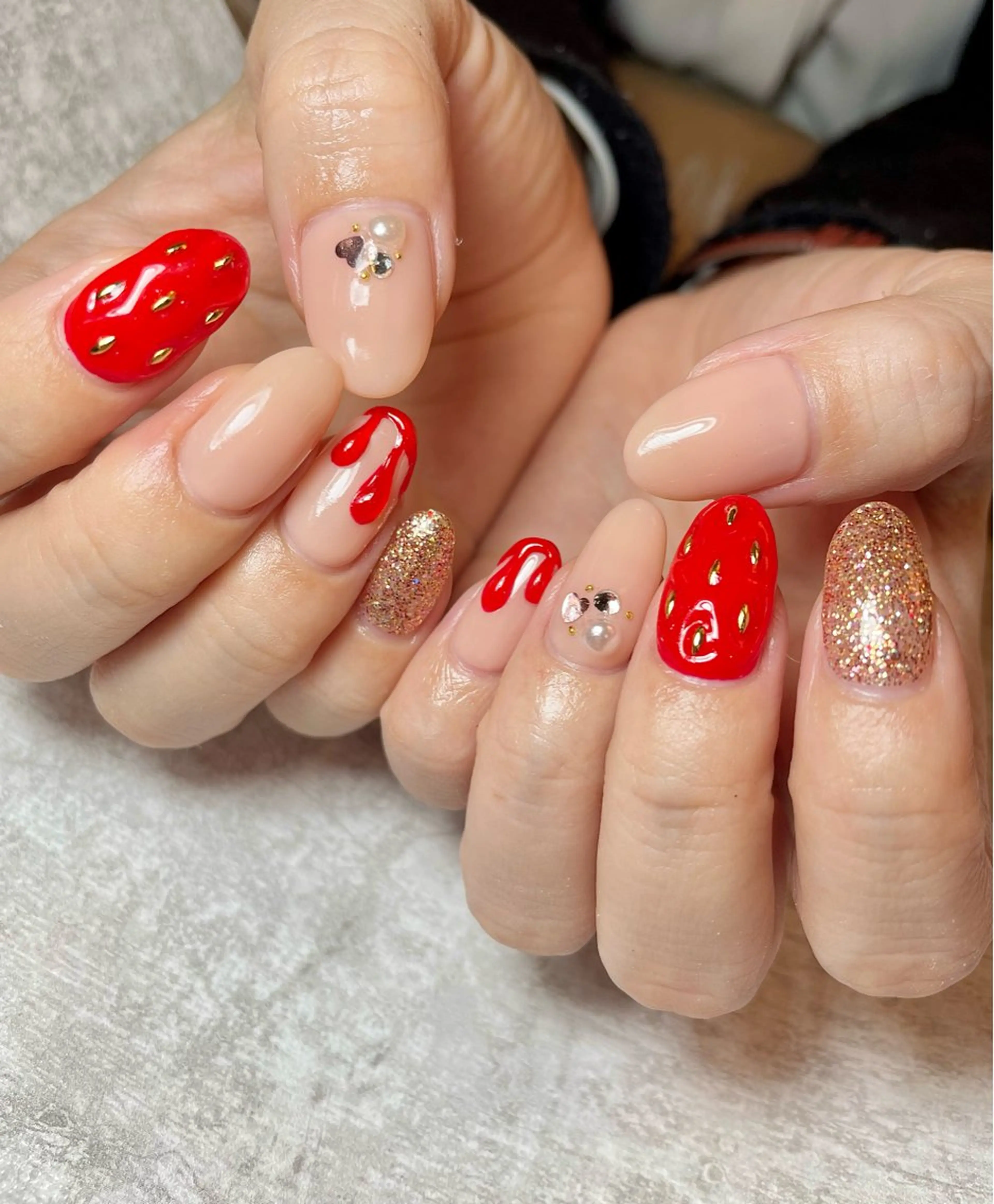 ネイル アートネイル クリアネイル 持ち込み ぷっくりネイル BEAUTY GARDEN 【nail salon unseul】所属・nana .のネイルデザイン