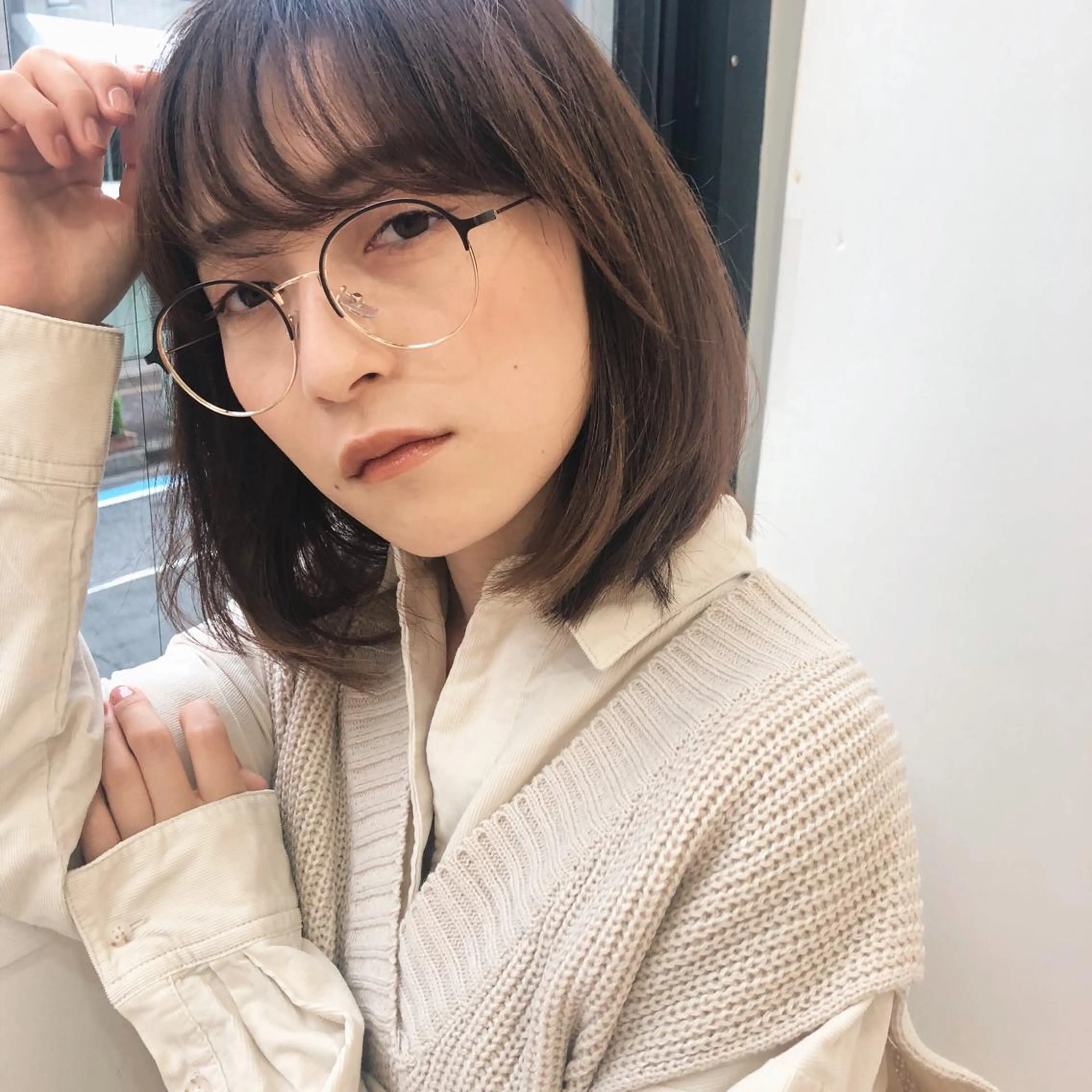 セミロング GLROW haruhiのヘアスタイル
