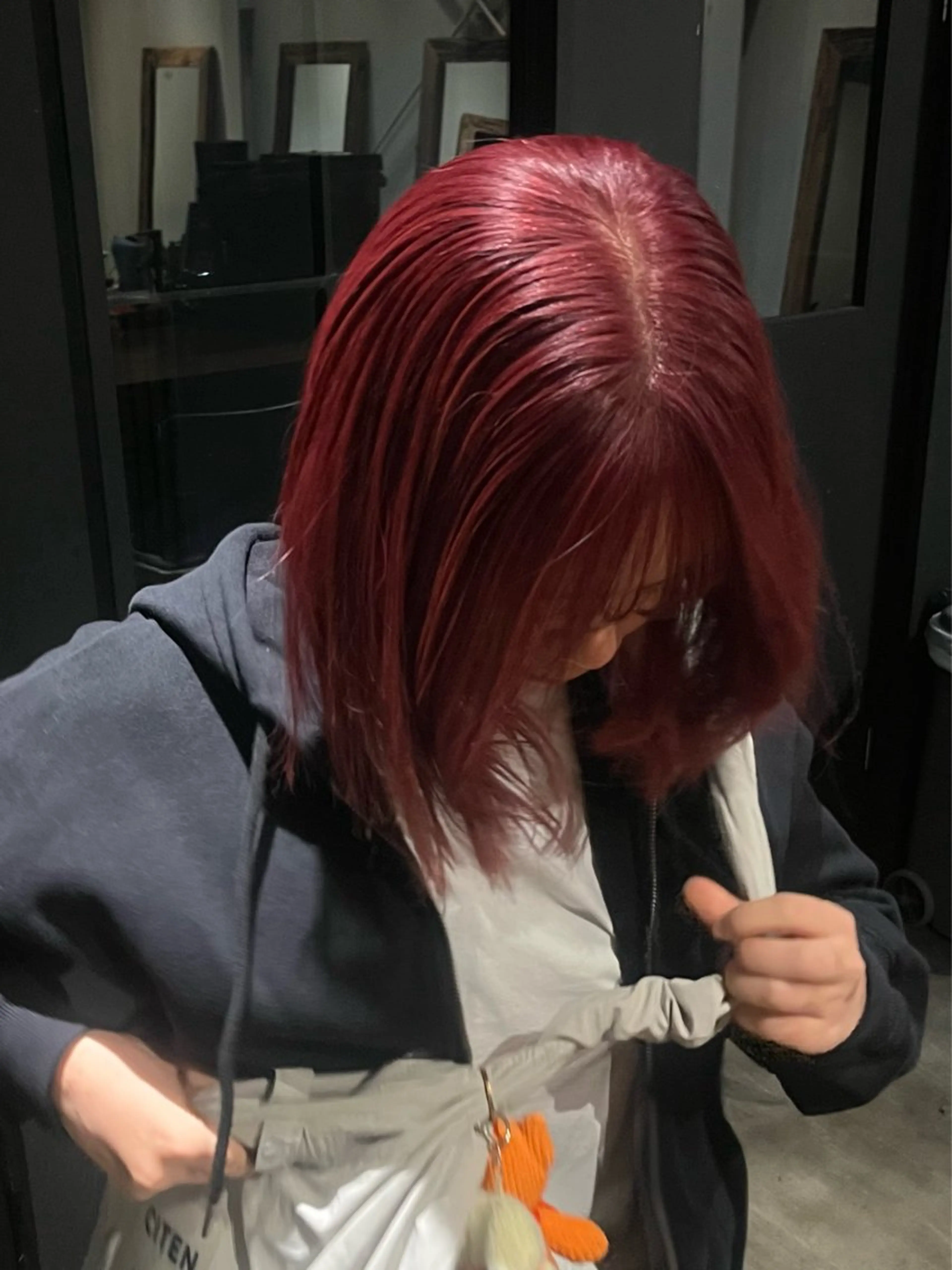 ミディアム ヘアカラー anri/梅田/ 透明感カラーのヘアスタイル