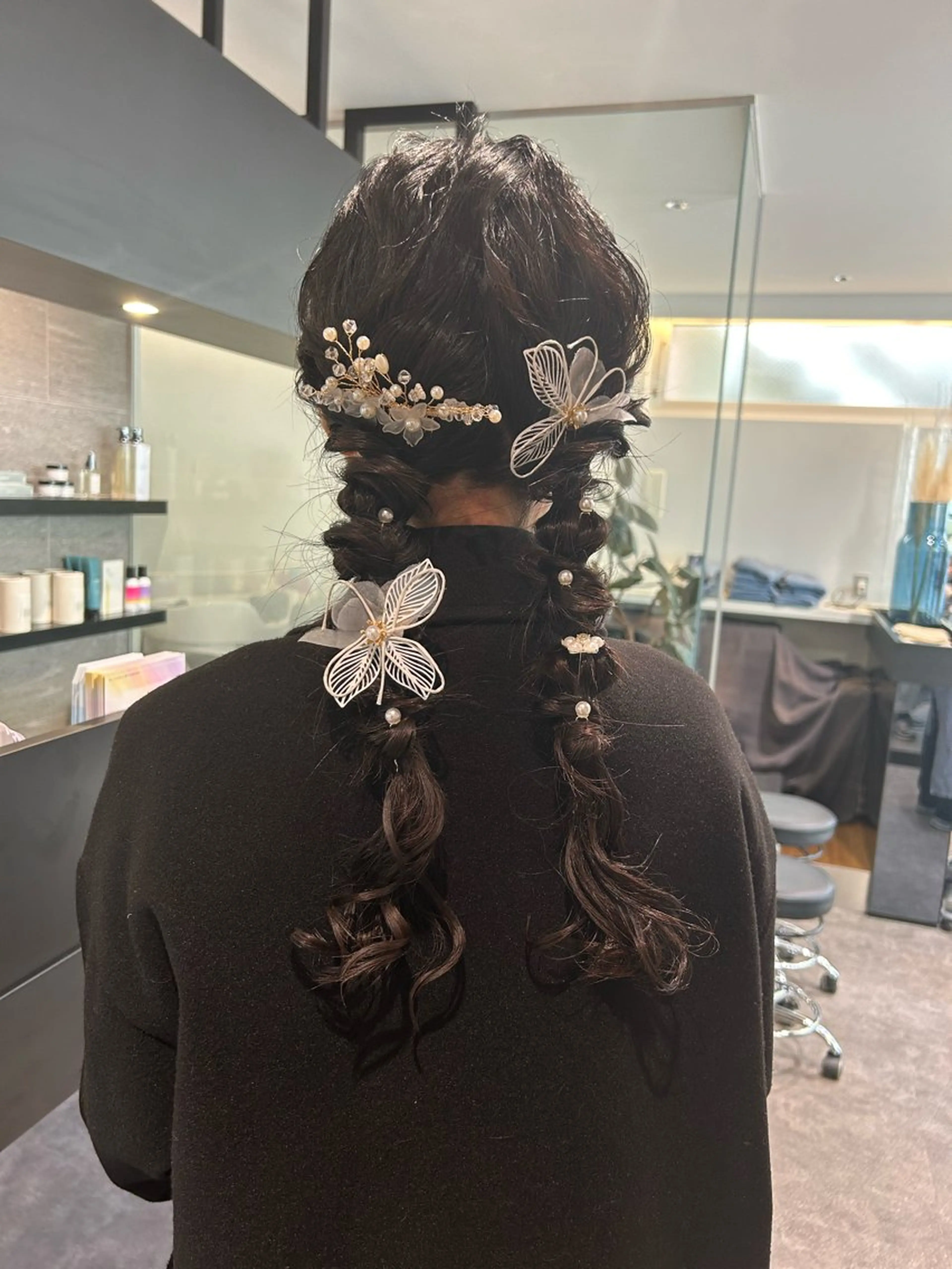 ロング ヘアアレンジ 🎀ヘアセット透明感 /REINA🎀のヘアスタイル