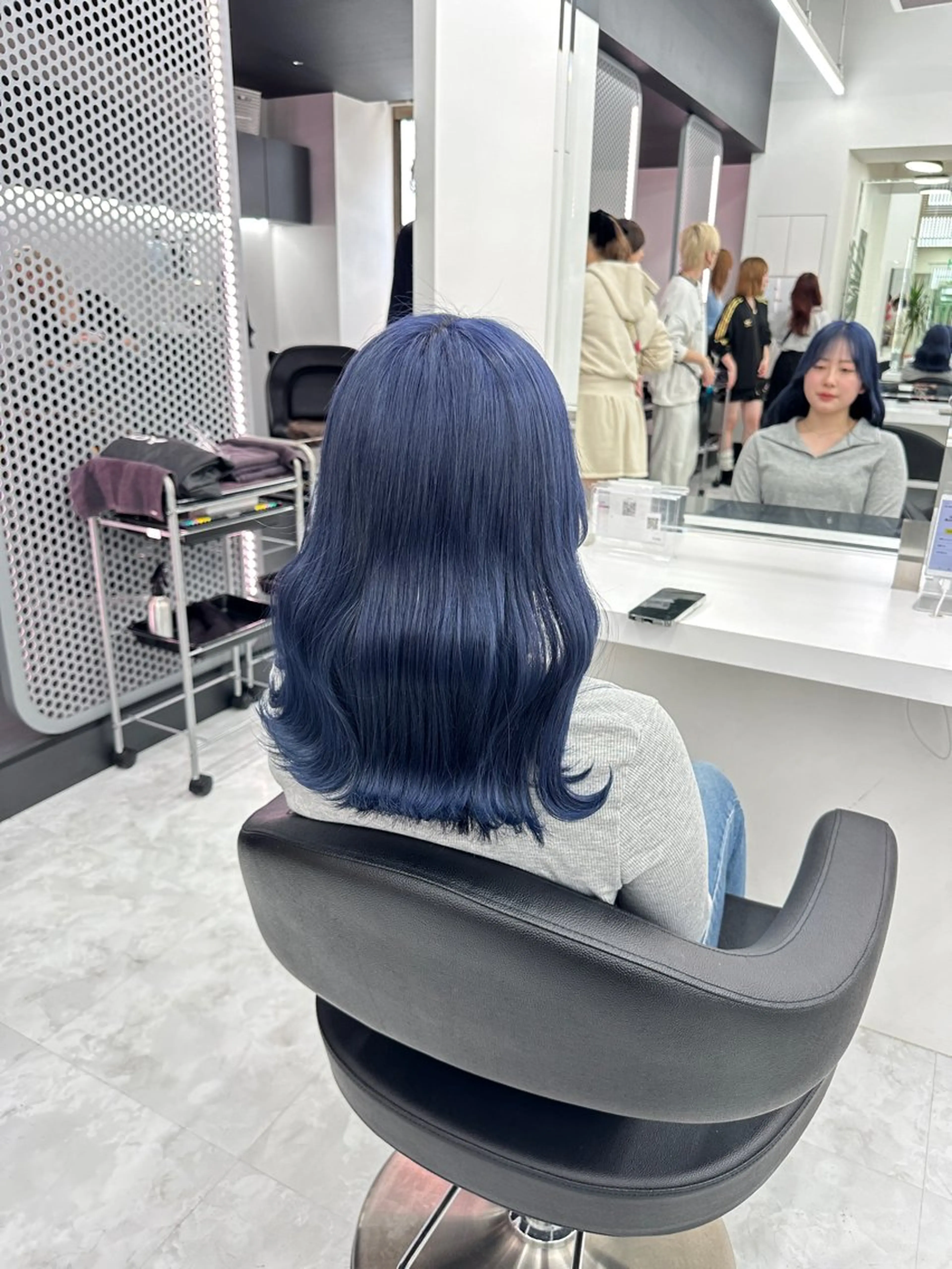 ロング カラー パーマ ヘアアレンジ メンズ キッズ ♥️韓国ヘア レイヤー♥️ゆりのヘアスタイル