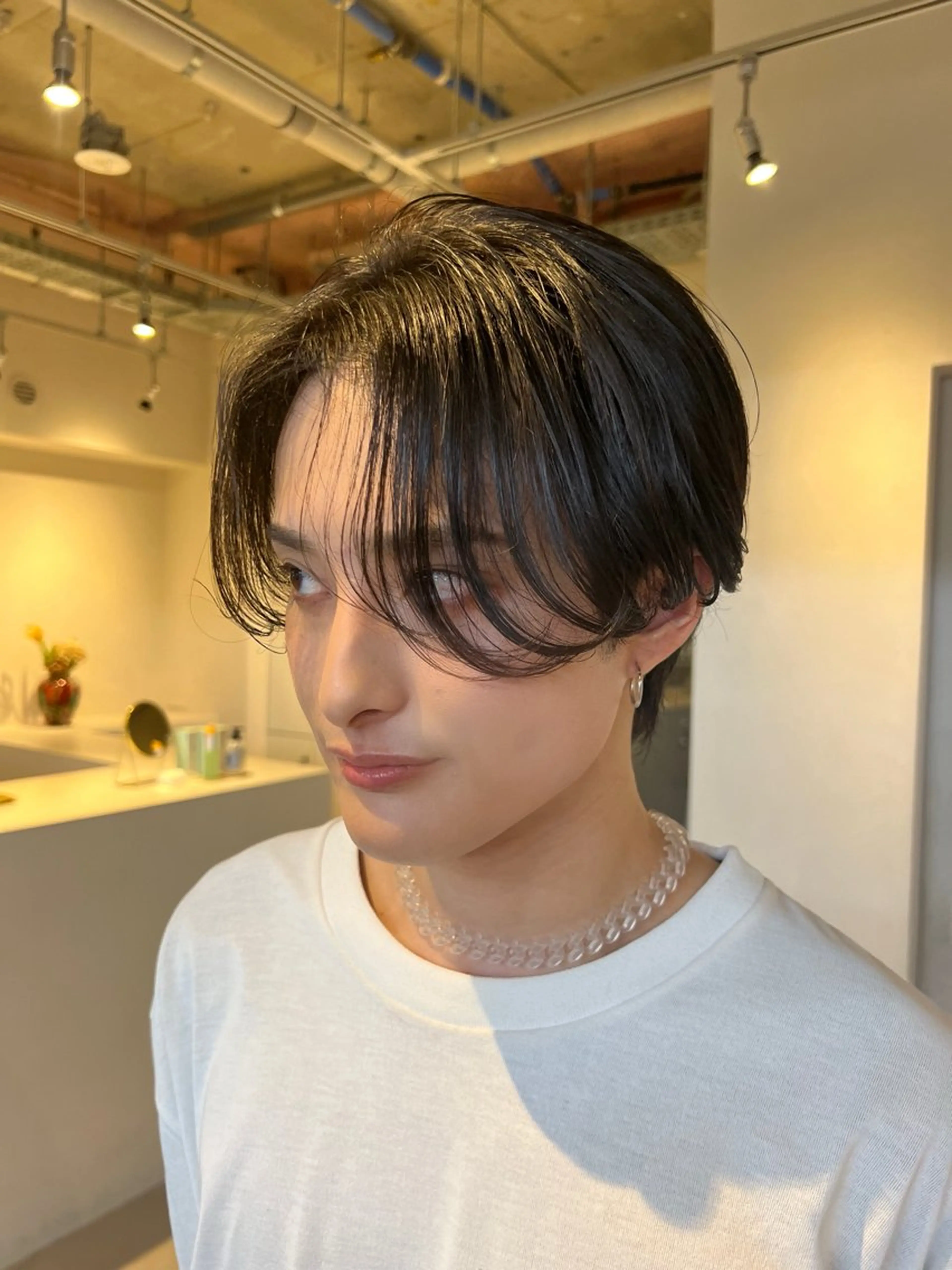 🟦メンズ限定メニュー🟦 大人ワンカラー➕Aujuaトリートメント付き‼️メンズ限定価格爆誕🚨/髪質改善の写真