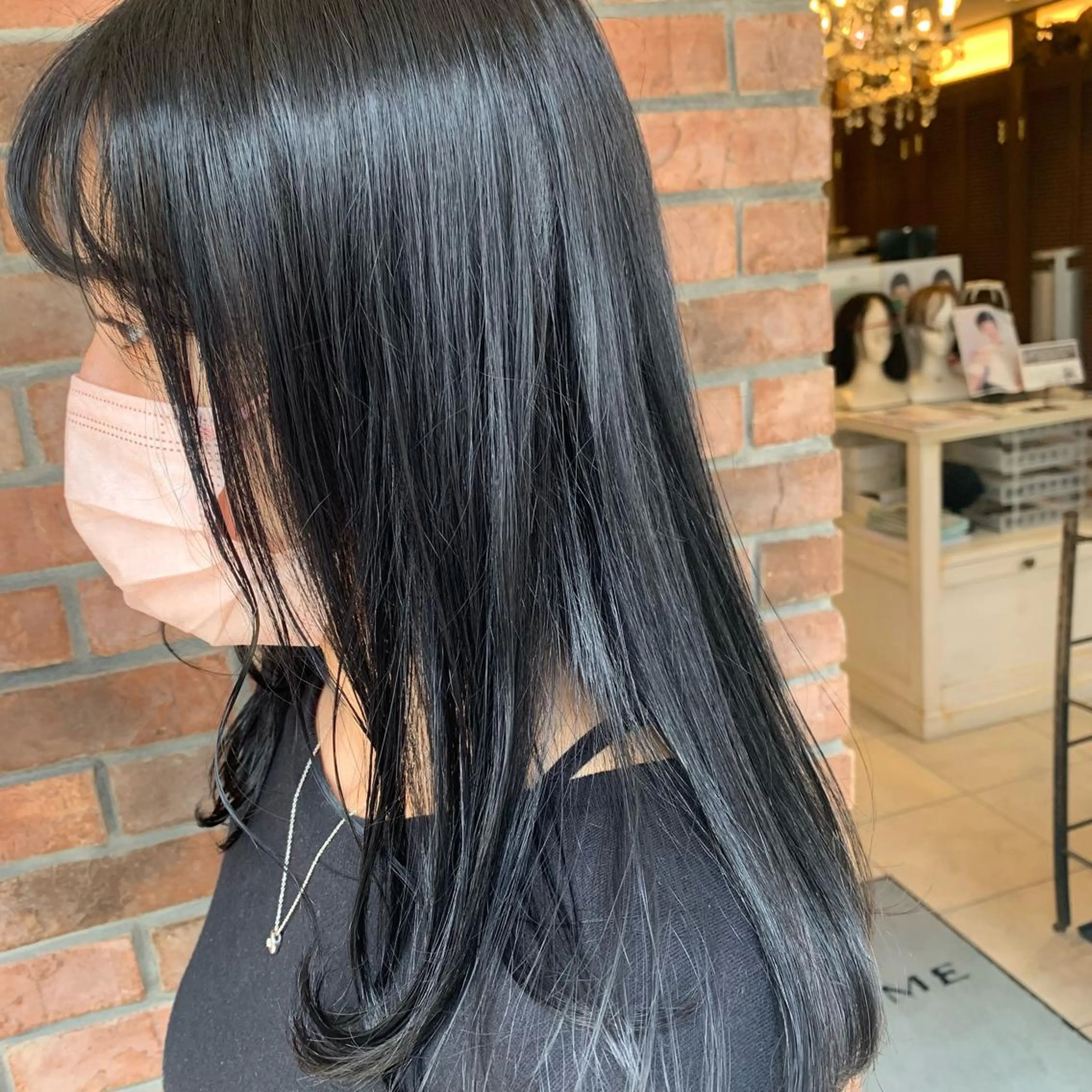 ロング カラー 黒髪 ブルーカラー ブルーブラック SCALA所属・合田 悠華のその他イメージ