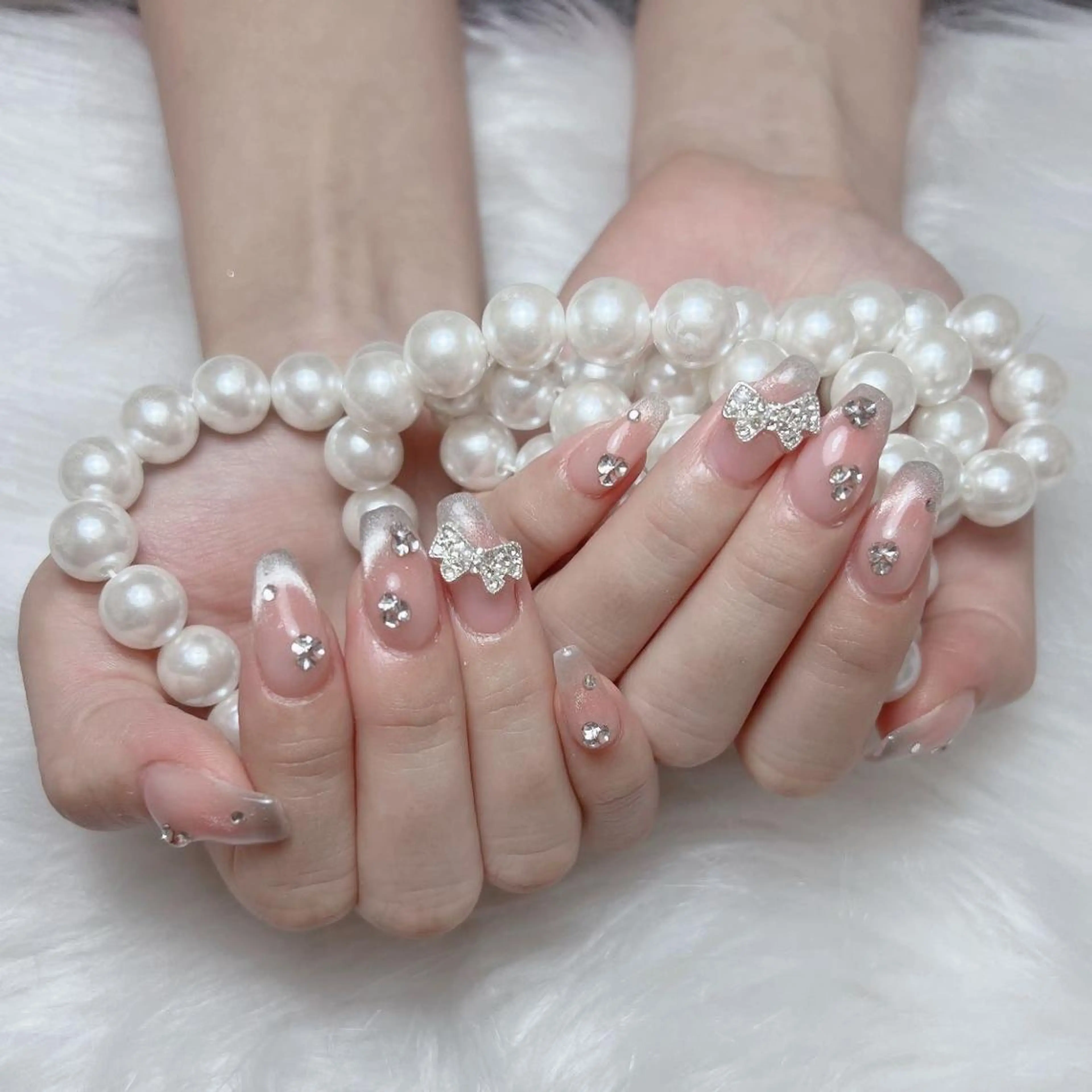 ネイル 持ち込み ハンドネイル ハンドケア Diamond 🚢のネイルデザイン