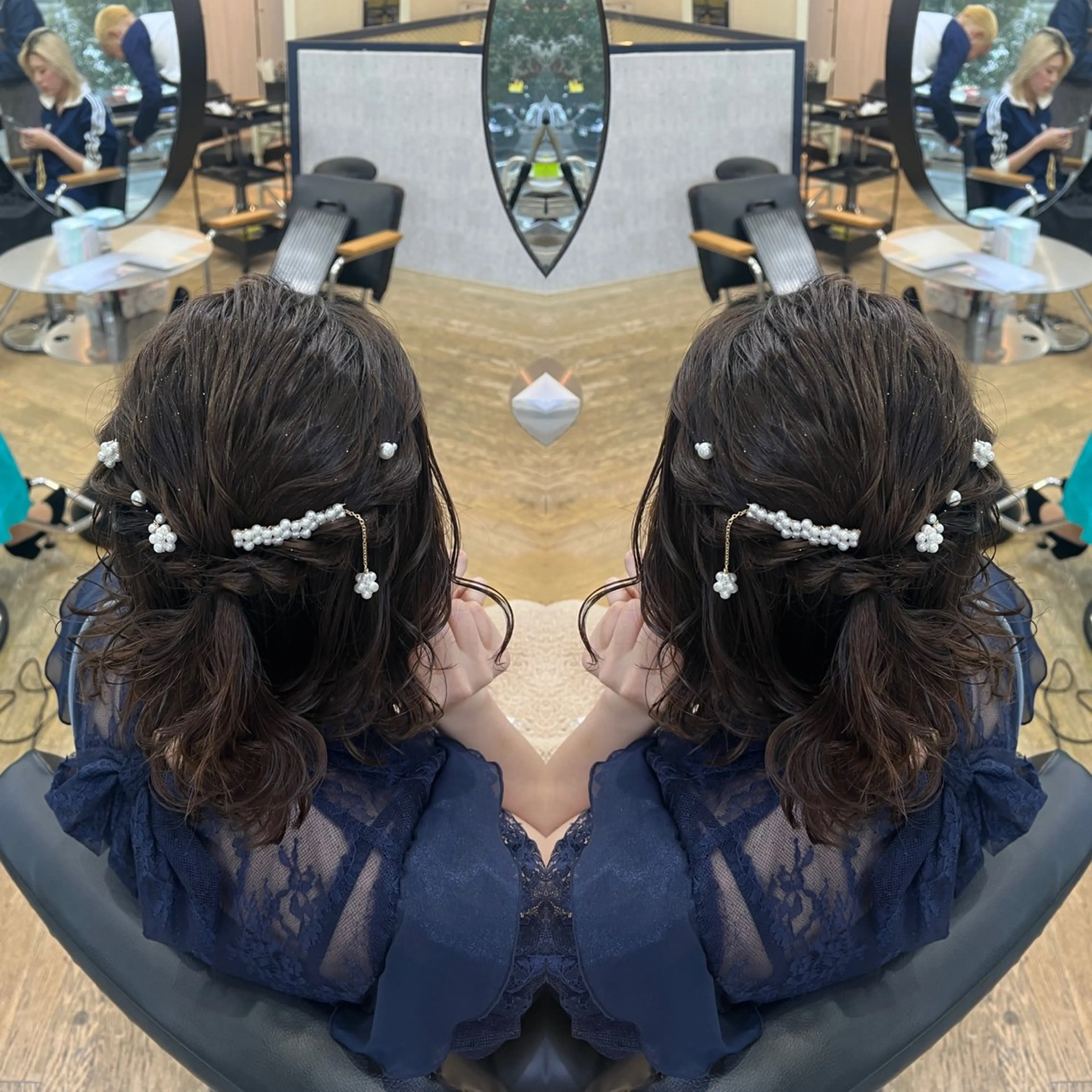 ショート ヘアアレンジ ヘアセット レイヤー/ボブ/ ミニボブ/AOIのヘアスタイル