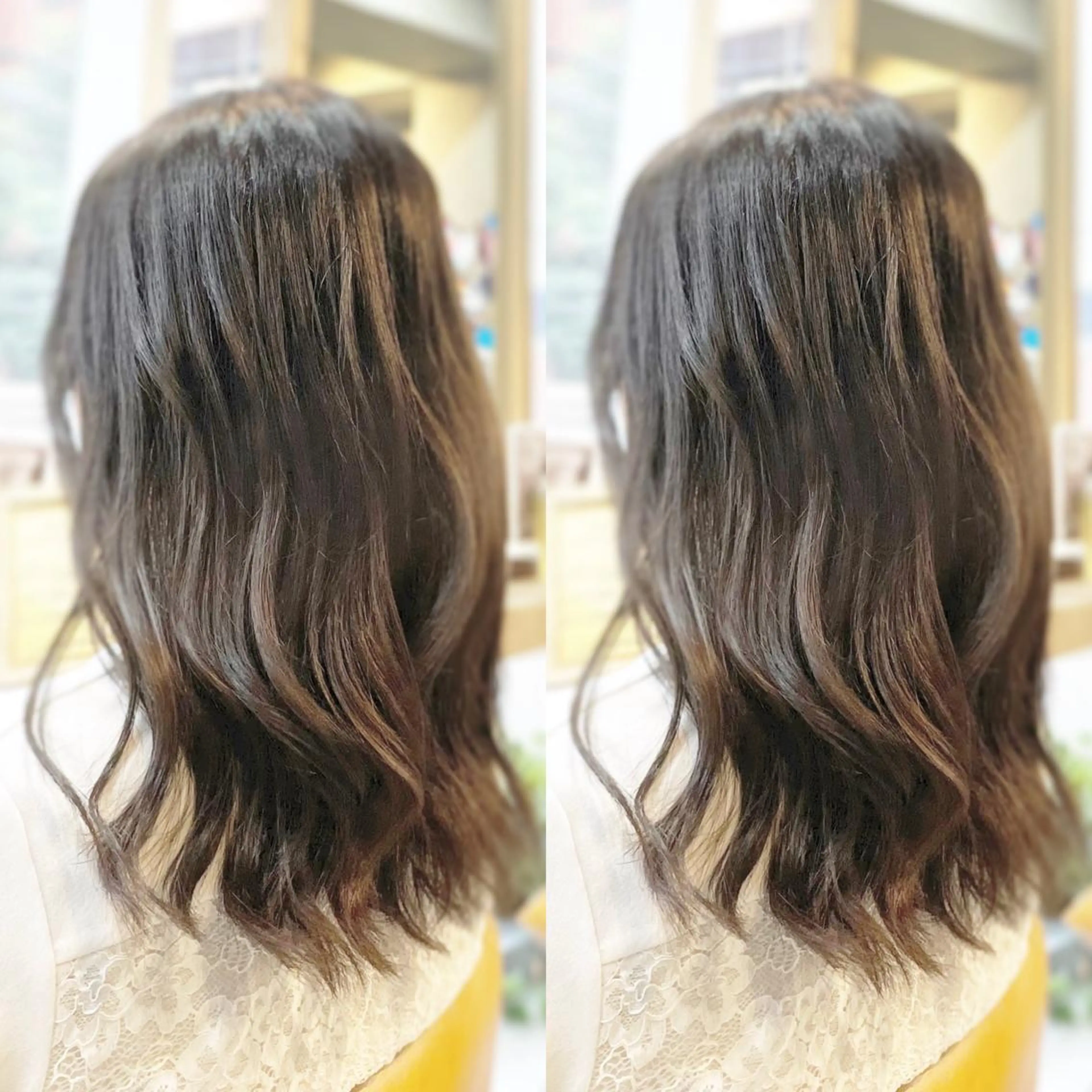 セミロング カラー 🦋韓国系指名No1 店長/圓山 祐也🦋のヘアスタイル