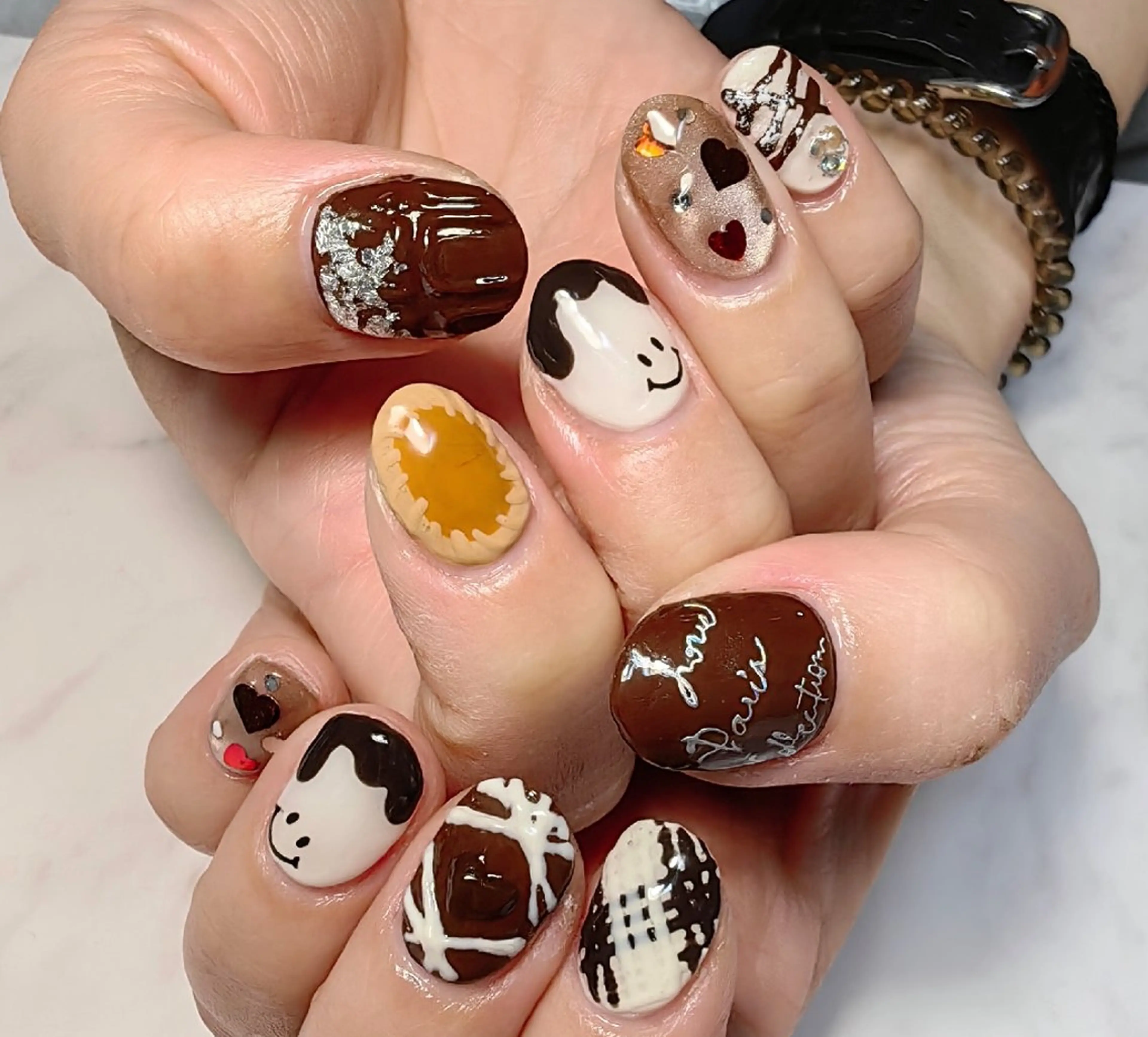 ネイル バレンタイン ハンドネイル reve あやののネイルデザイン