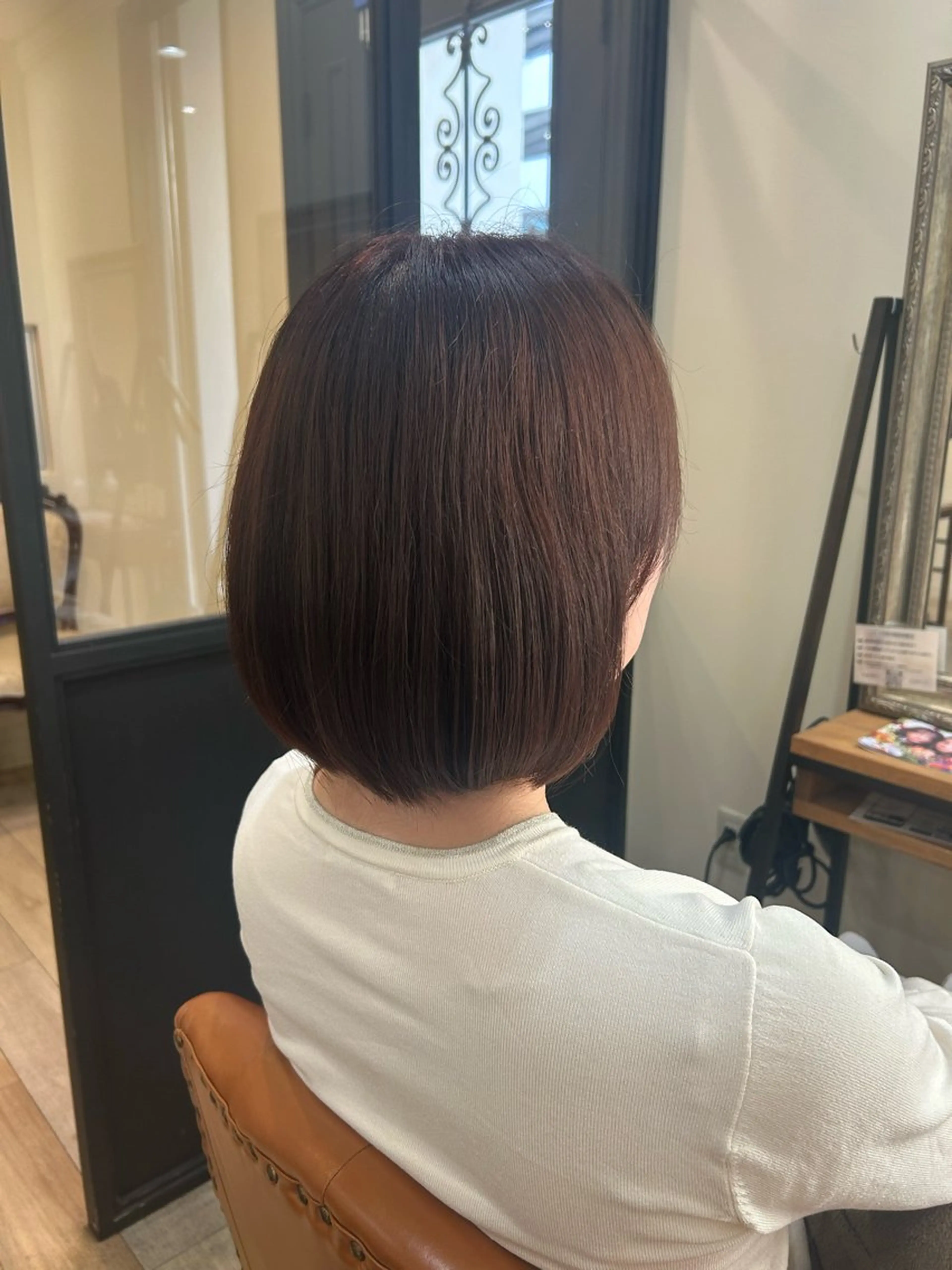 ショート カラー 松尾 遥花のヘアスタイル