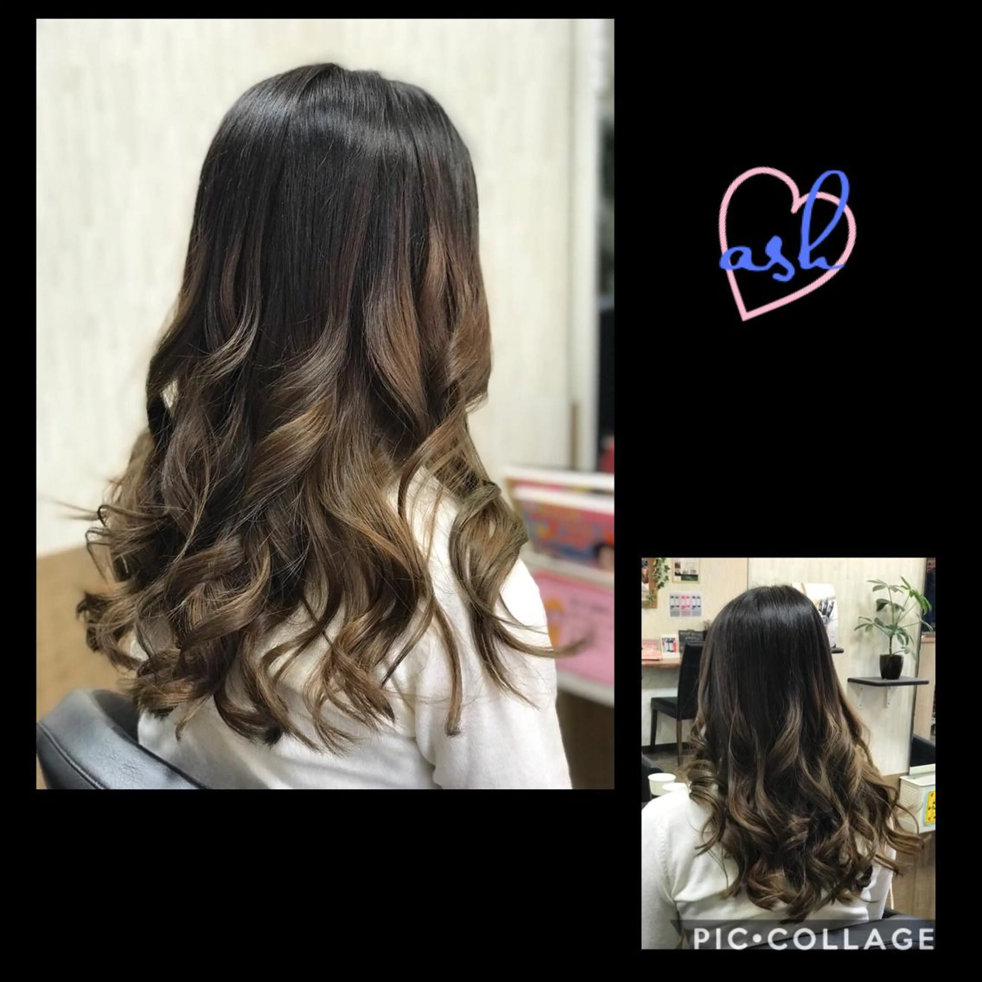 ロング カラー グラデーションカラー ヘアカラー ヘアサロンオスカー 岸和田蛸地蔵店のヘアスタイル