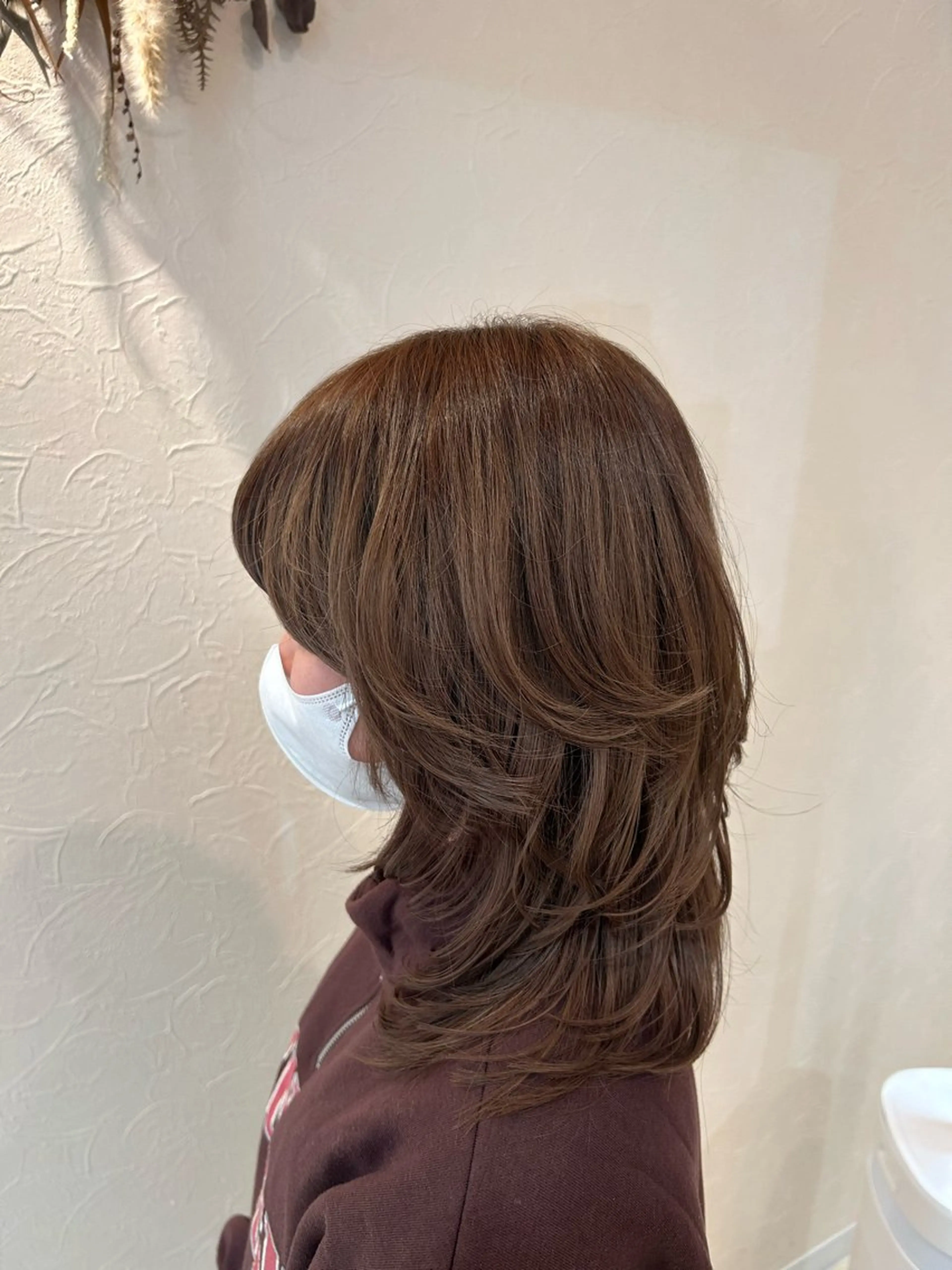 ミディアム 海外ヘア/透明感ヘア 湘南台/hinakoのヘアスタイル