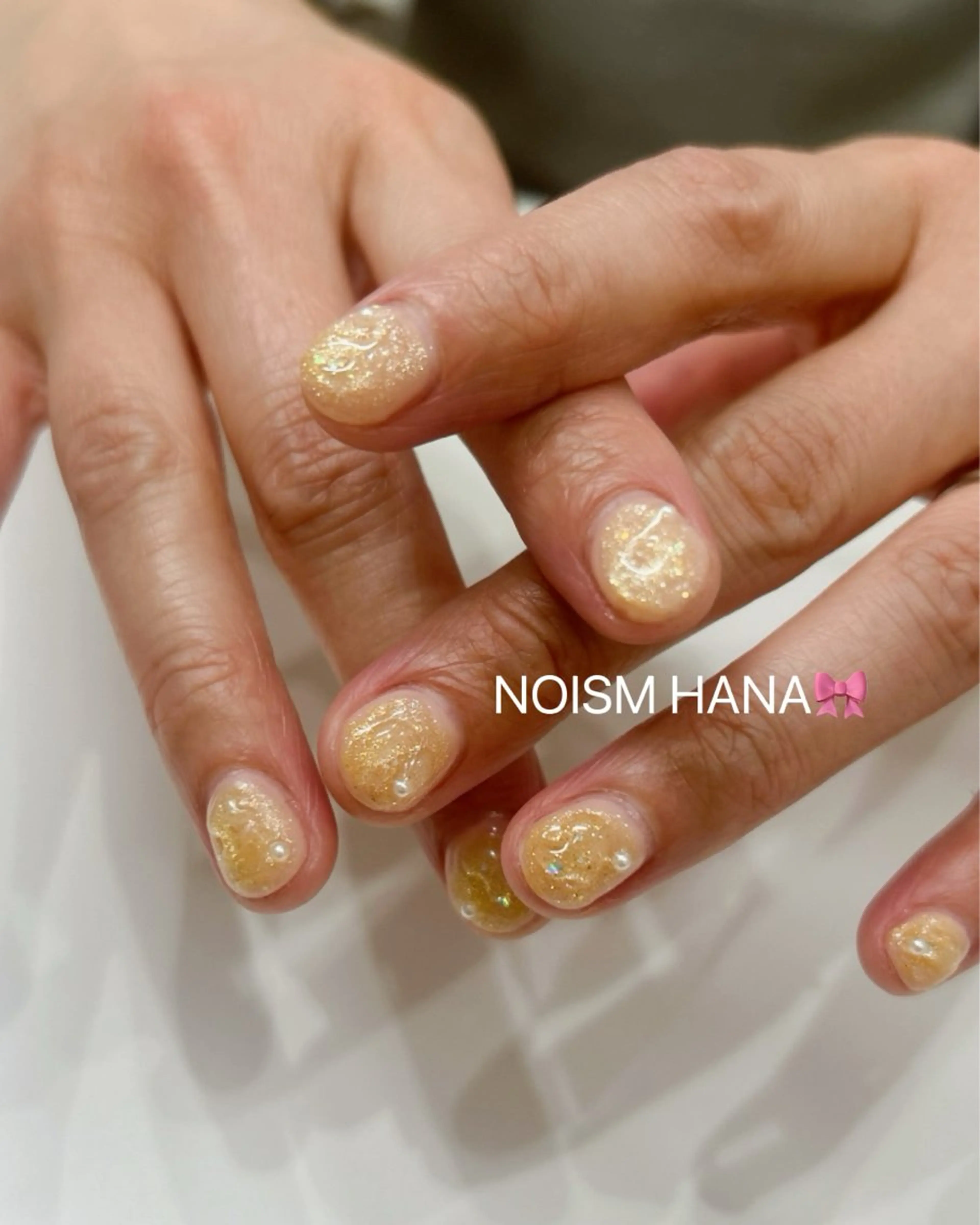 ネイル グラデーション キラキラネイル 韓国ネイル マグネットネイル ニュアンスネイル ハンドネイル 🎀大人nail /NOISMはな🎀のネイルデザイン