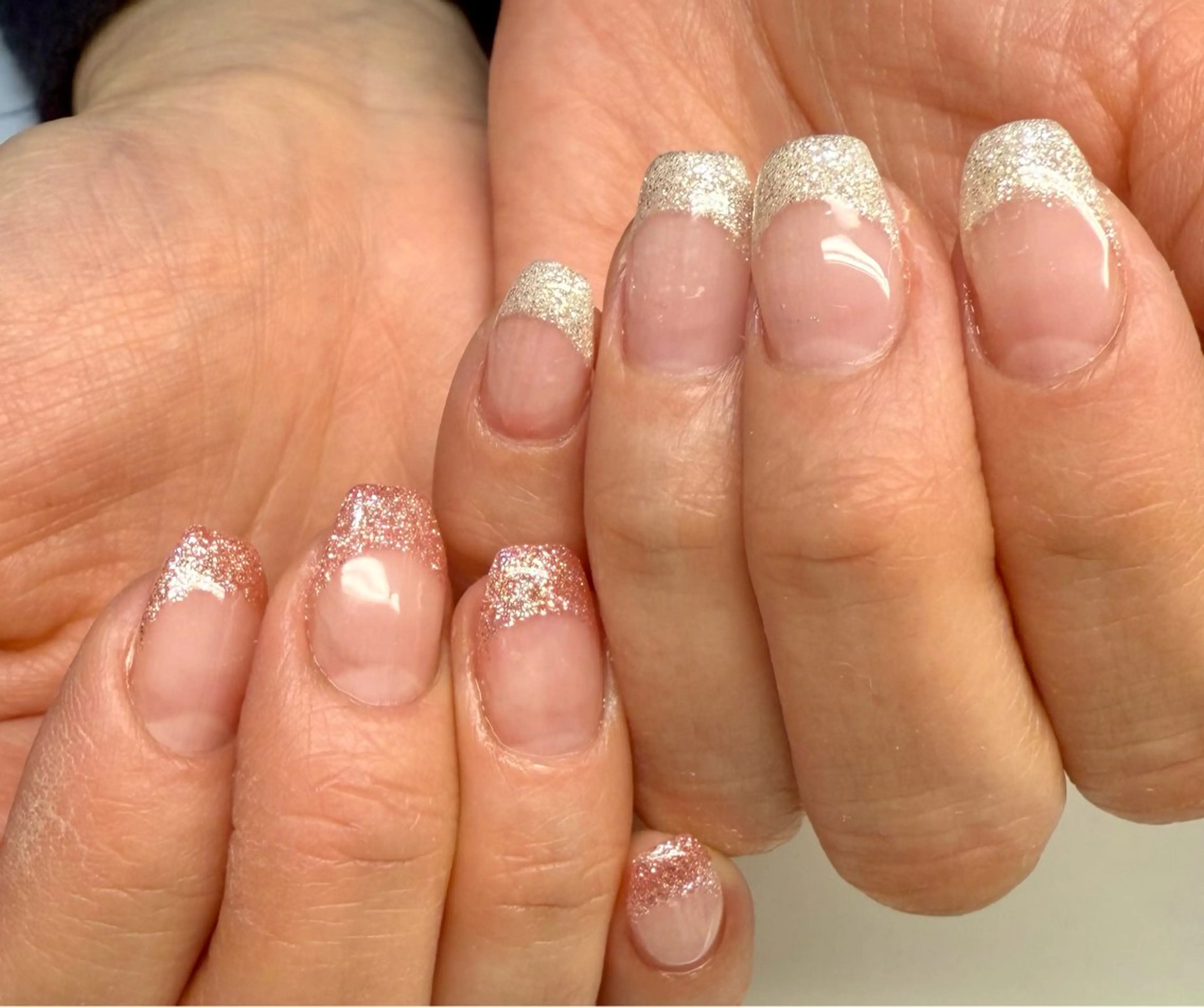 ネイル アートネイル チークネイル フレンチネイル 氷ネイル・うるうるネイル キラキラネイル M.N_ nailのネイルデザイン