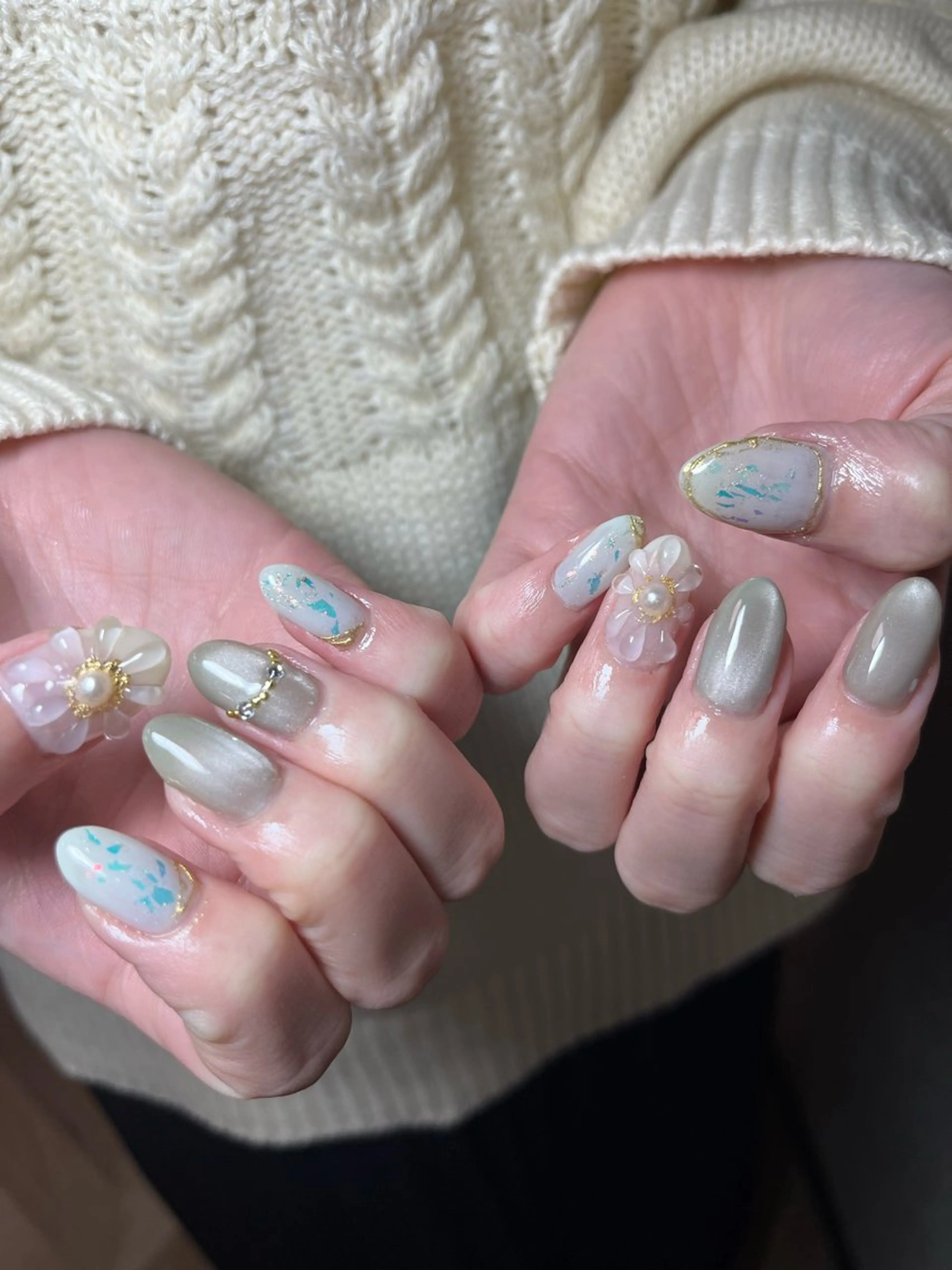 ネイル Amber21.所属・Nagahama Akariのネイルデザイン