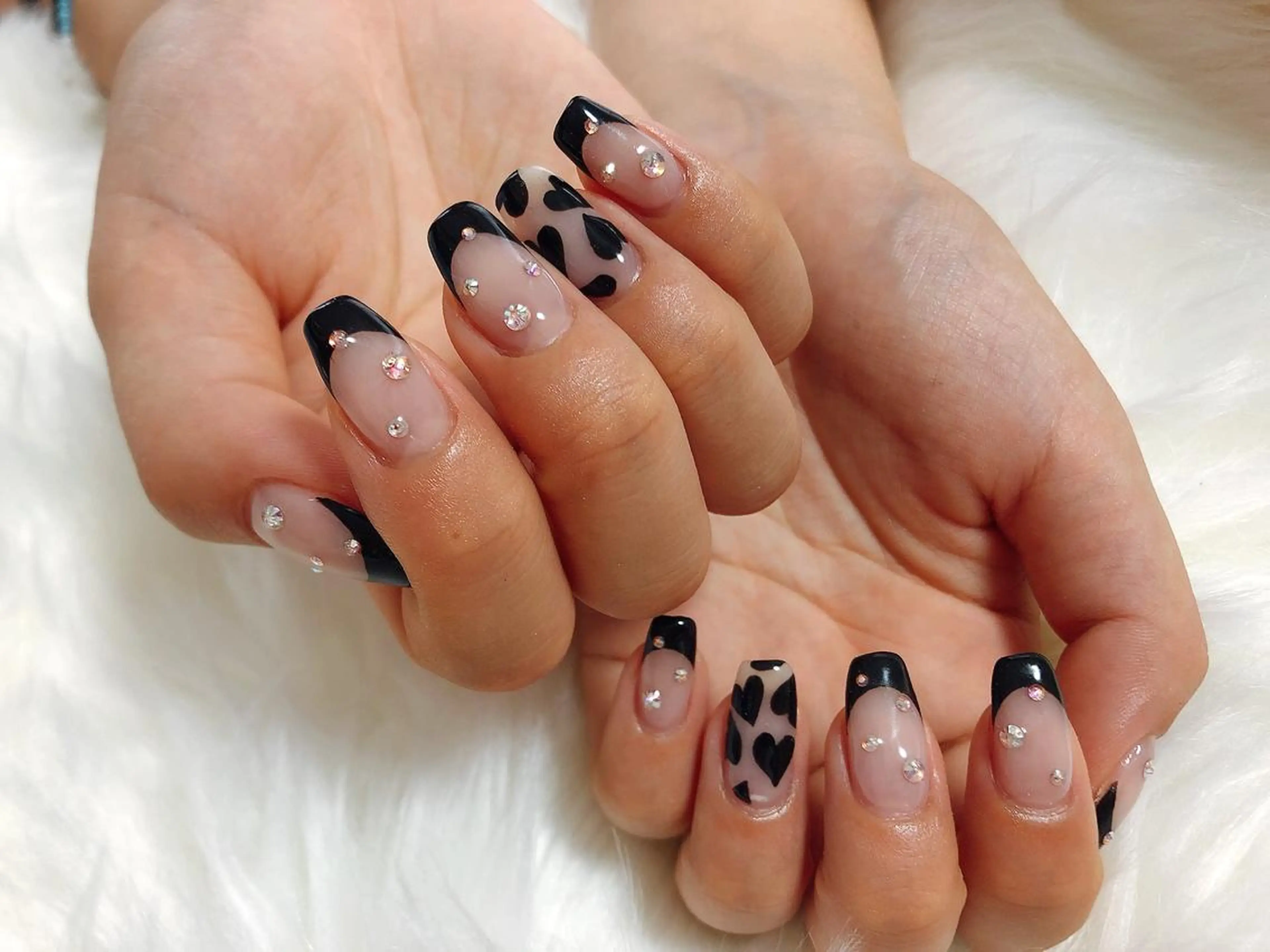 ネイル ハート ハンドネイル kiki nail 二子玉川のネイルデザイン