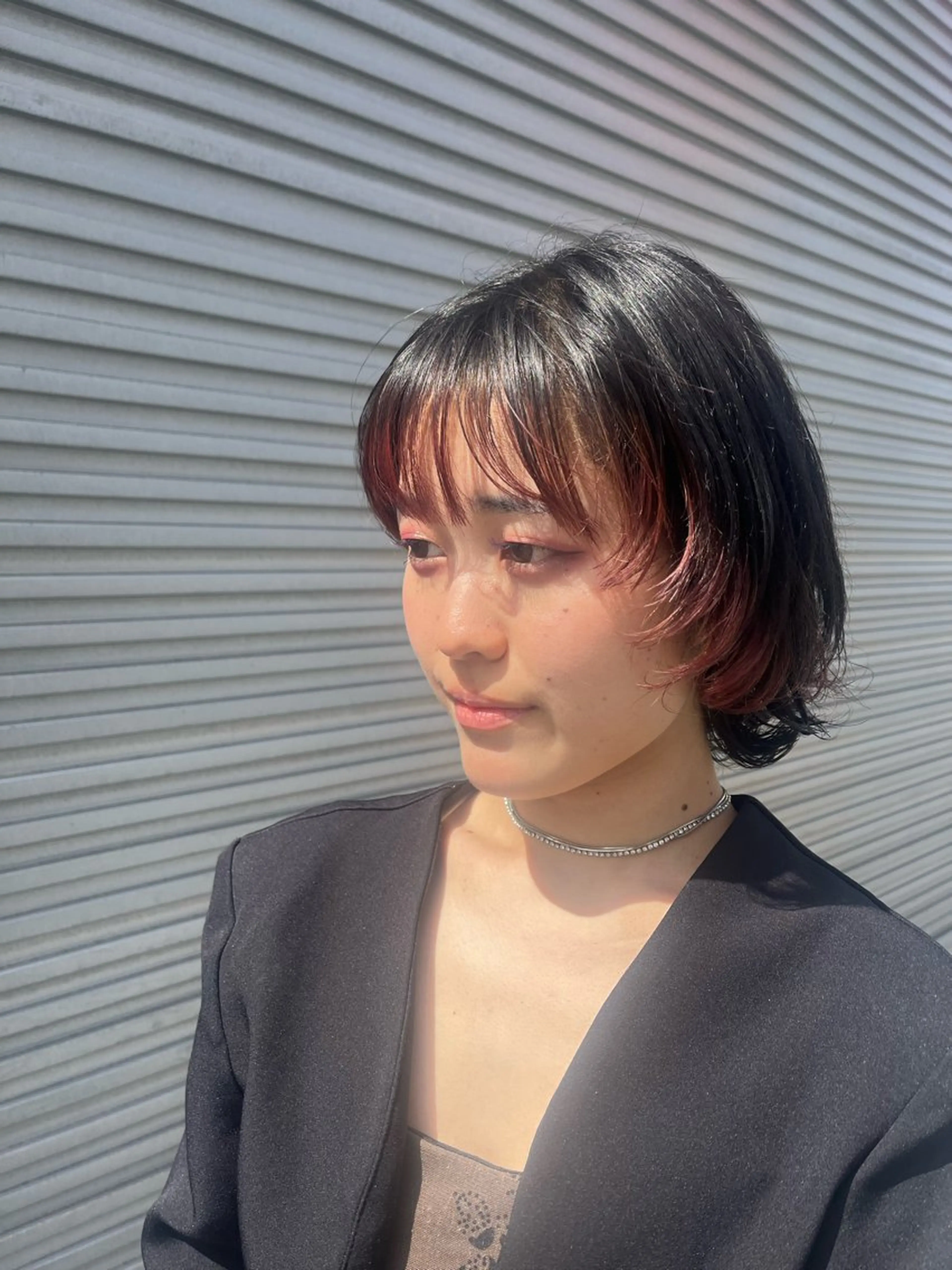 ショート カラー カット ヘアカラー トリートメント ベージュカラー⌇﻿ くびれヘア.𐙚心音のヘアスタイル