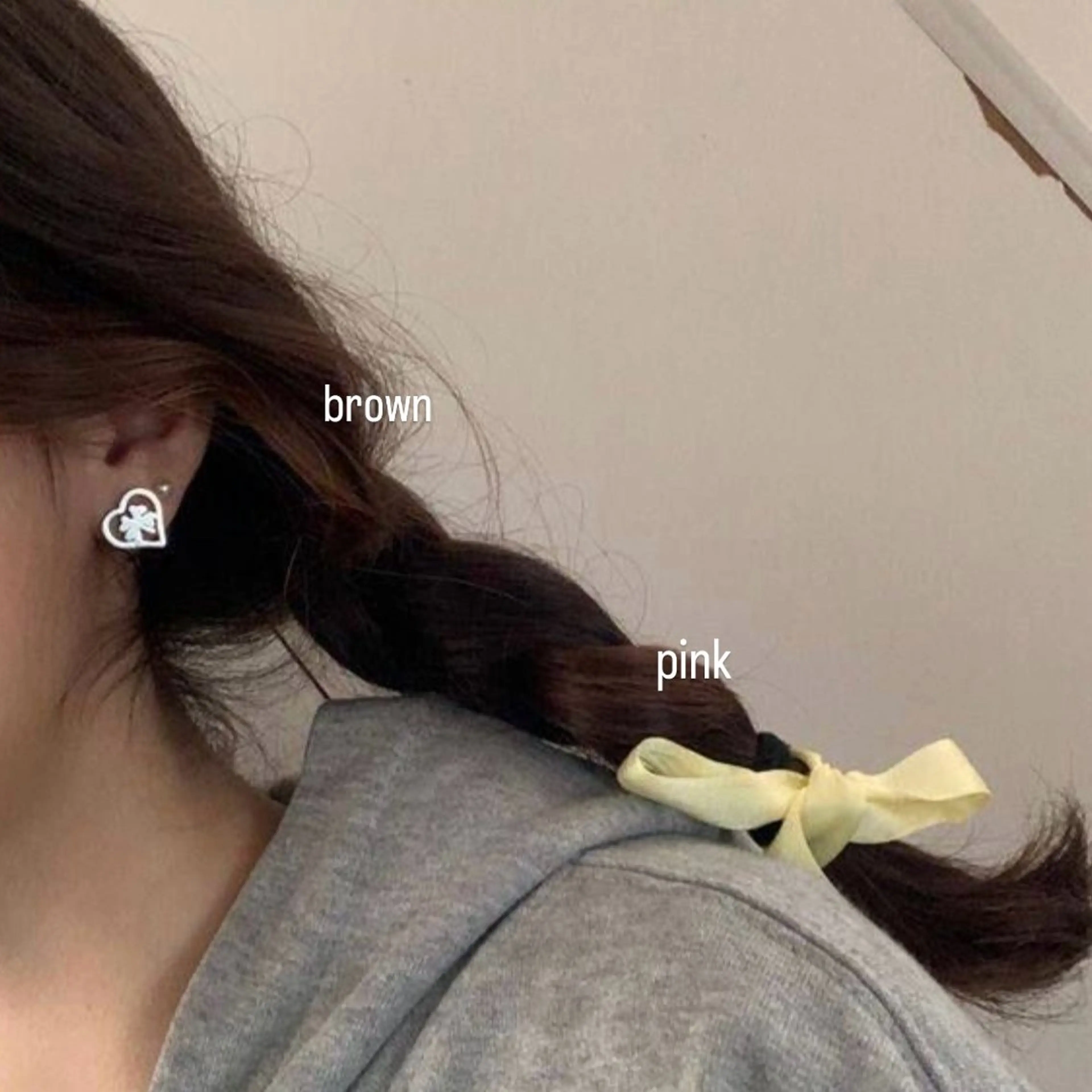 セミロング カラー AIN.ANLY.所属・韓国ｶﾞｰﾘｰ 🎀ミスズ🩰のヘアスタイル