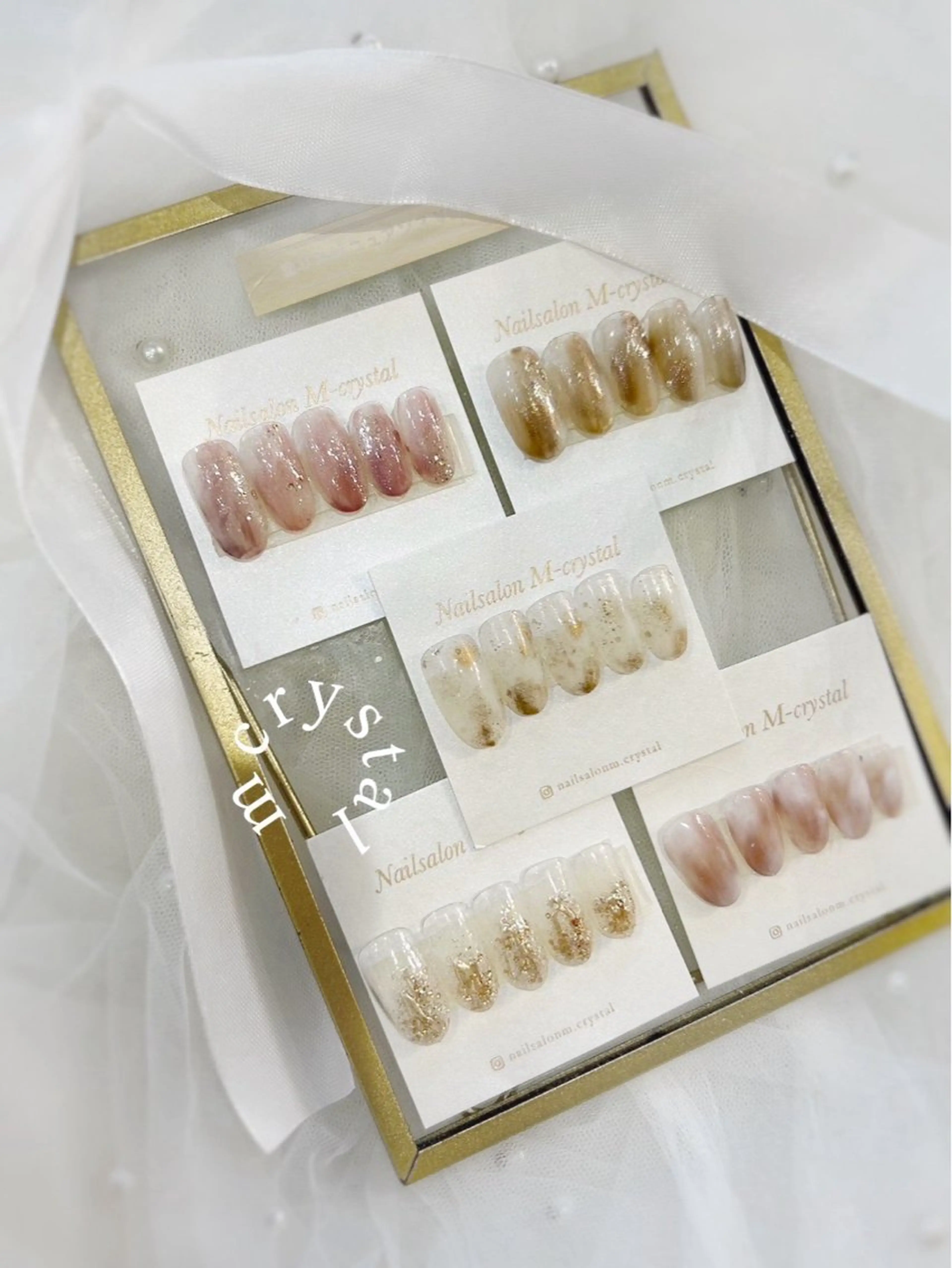 ネイル ハンドネイル Nailsalon M-crystalのネイルデザイン