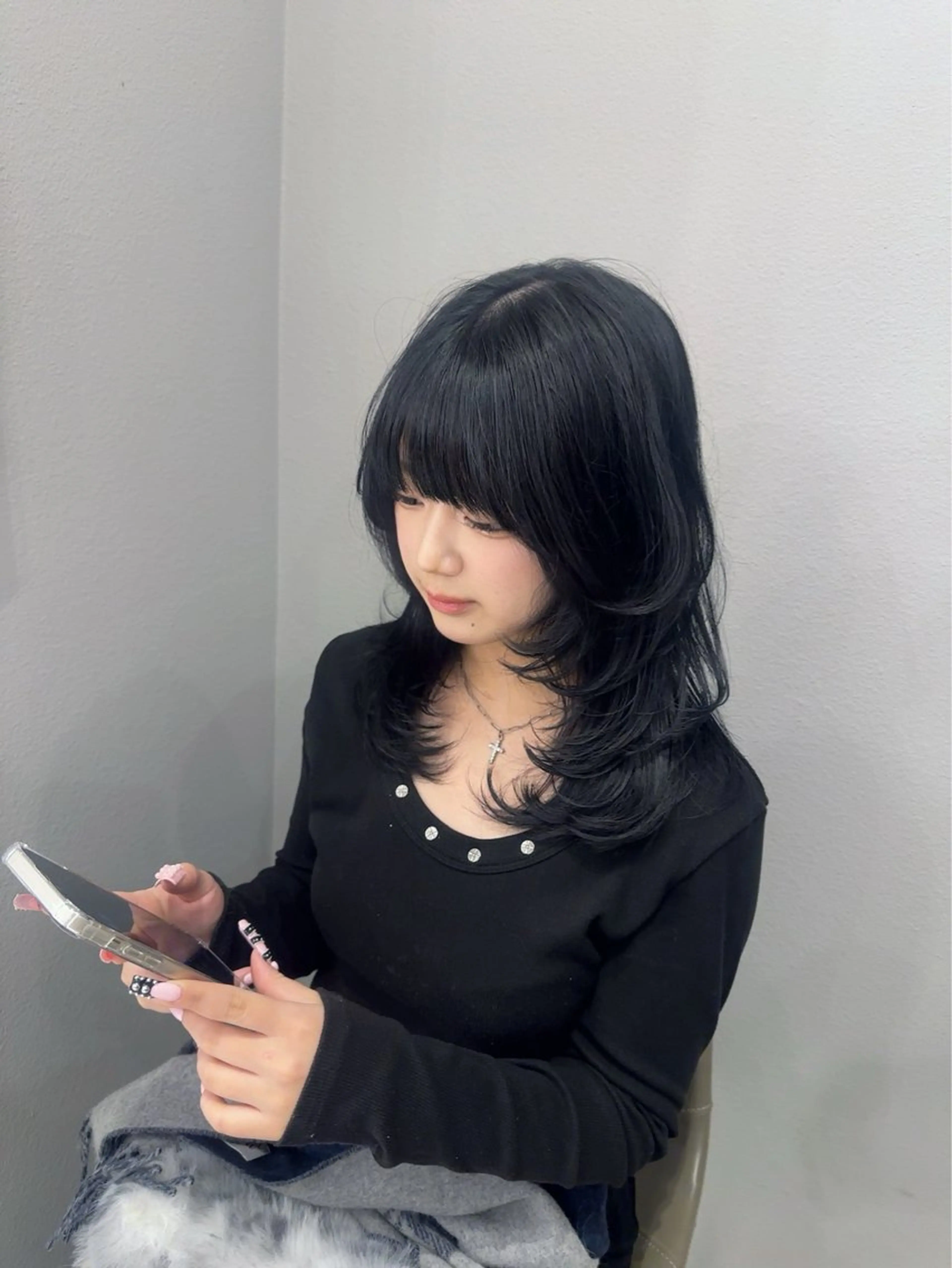 セミロング 透明感カラー/レイ ヤーカット/KaHoのヘアスタイル