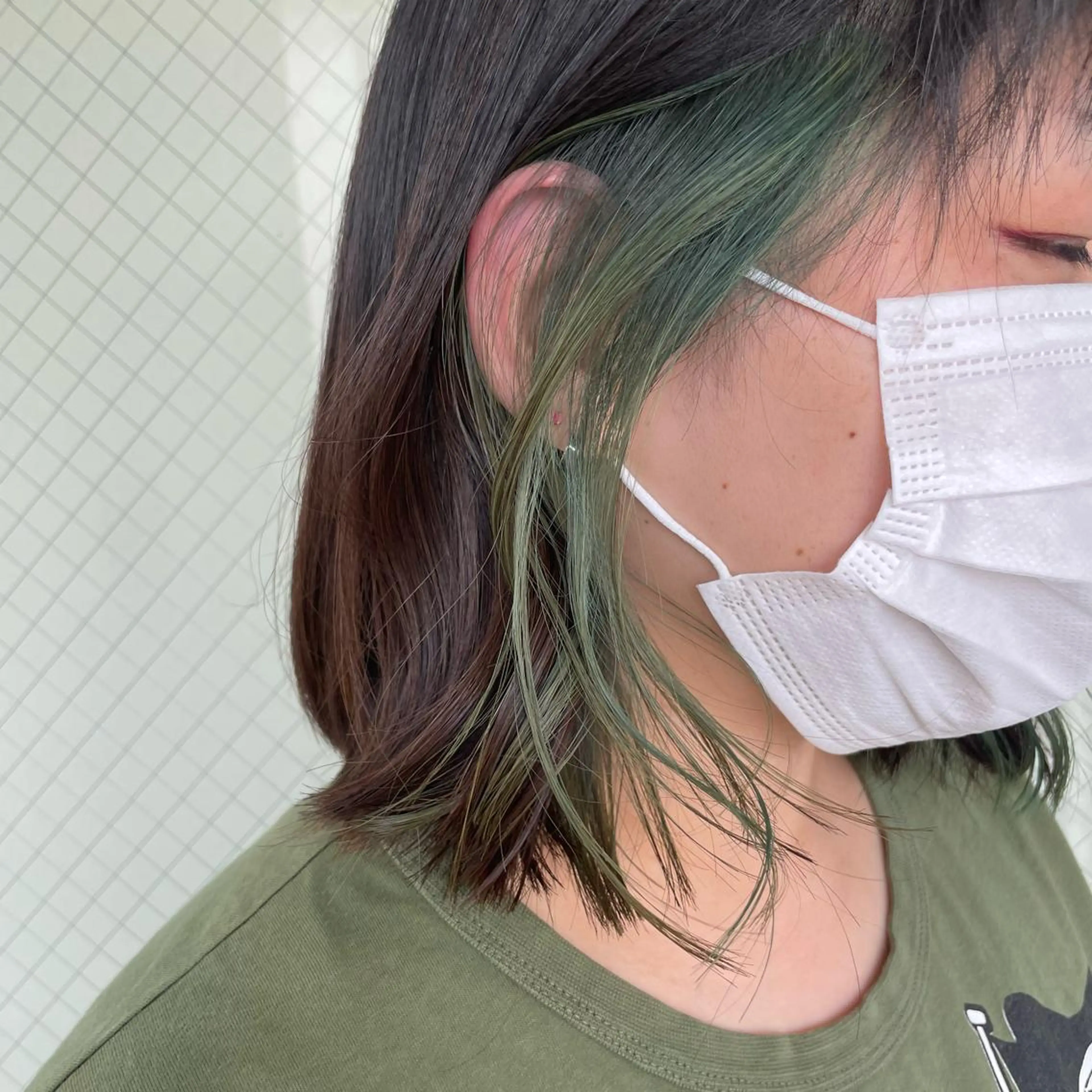 ミディアム カラー カット ヘアカラー トリートメント grace by happiness所属・艶髪/巻ける縮毛矯正 /髪質改善naoのヘアスタイル